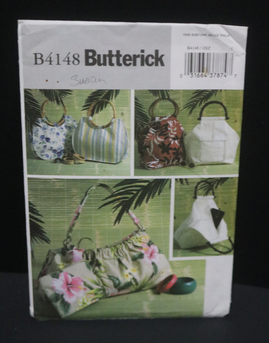 Butterick 4148 Handbags Sewing Pattern - UNCUT