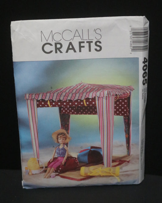 McCalls 4065 11 1/2" Doll Accessories Sewing Pattern - UNCUT