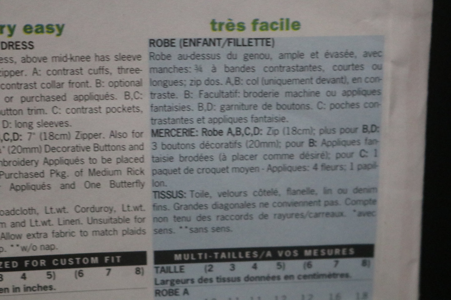 Butterick 6786 Childrens / Girls Dress Sewing Pattern - UNCUT Size 6 7 8