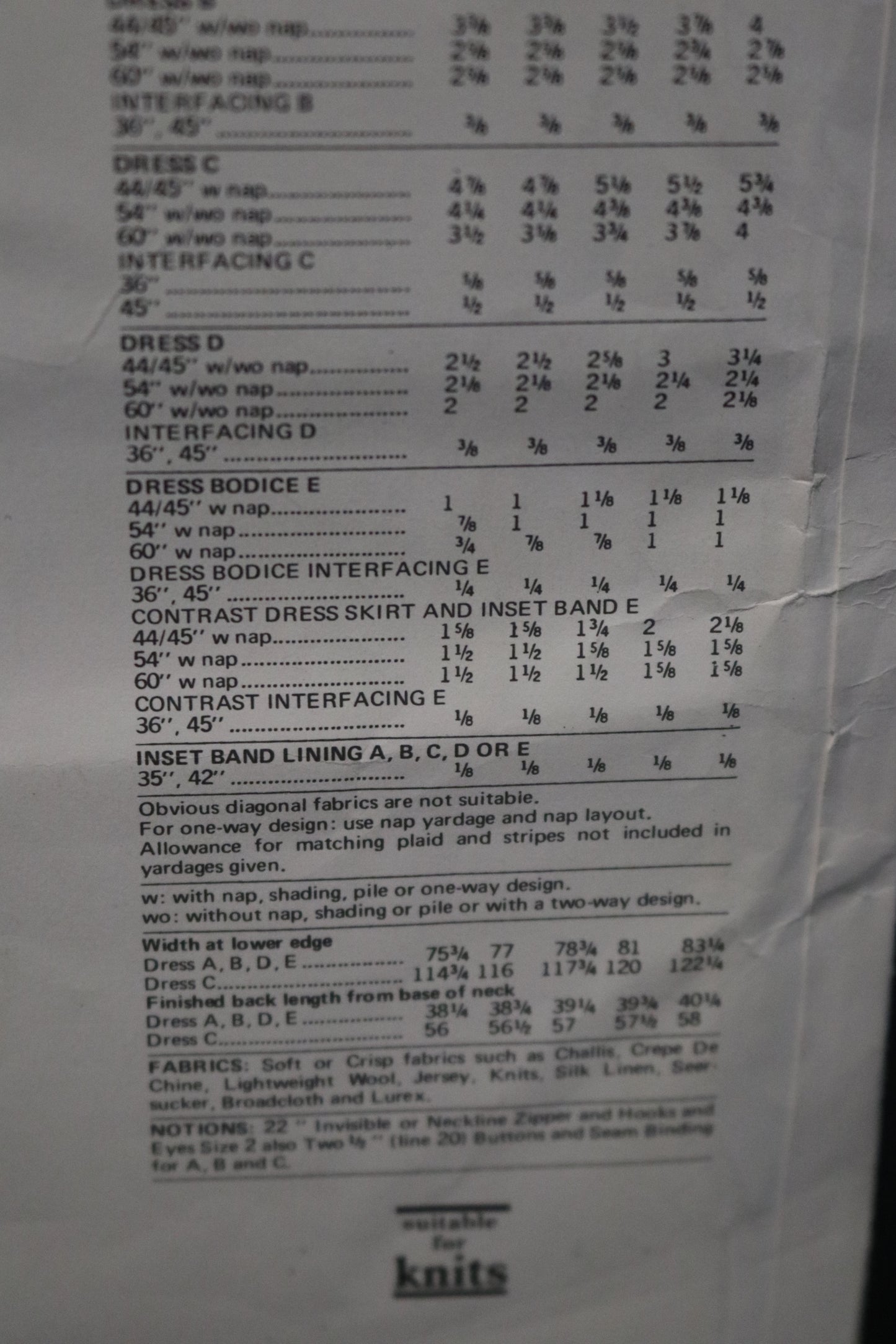 Vogue 2840 Basic Design Misses Dress Sewing Pattern - UNCUT - Size 12