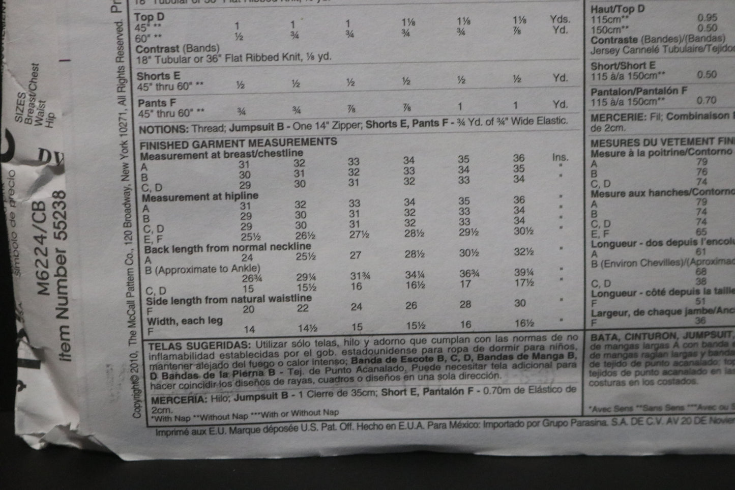 McCalls 6224 Children's Boys and Girls Robe Belt Jumpsuit Top Shorts and Pants Sewing Pattern UNCUT Size 1 2 3 or Size 4 5 6
