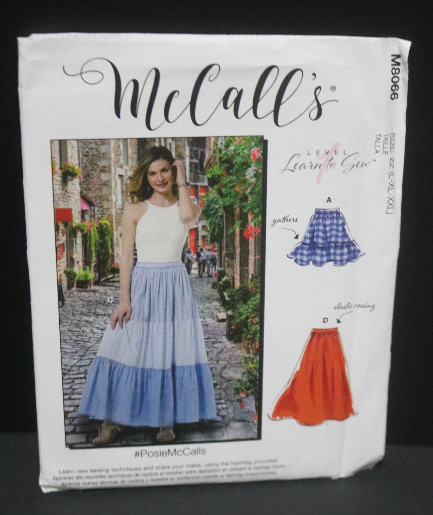 McCalls 8066 Misses Skirts Sewing Pattern UNCUT Size L - XL - XXL