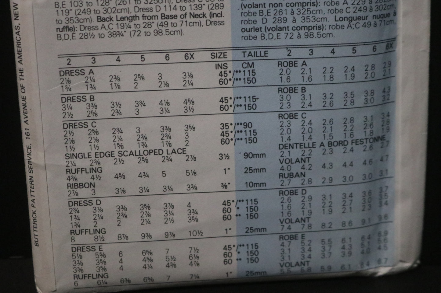 Butterick 3649 Girls Dress Sewing Pattern - UNCUT Size 5