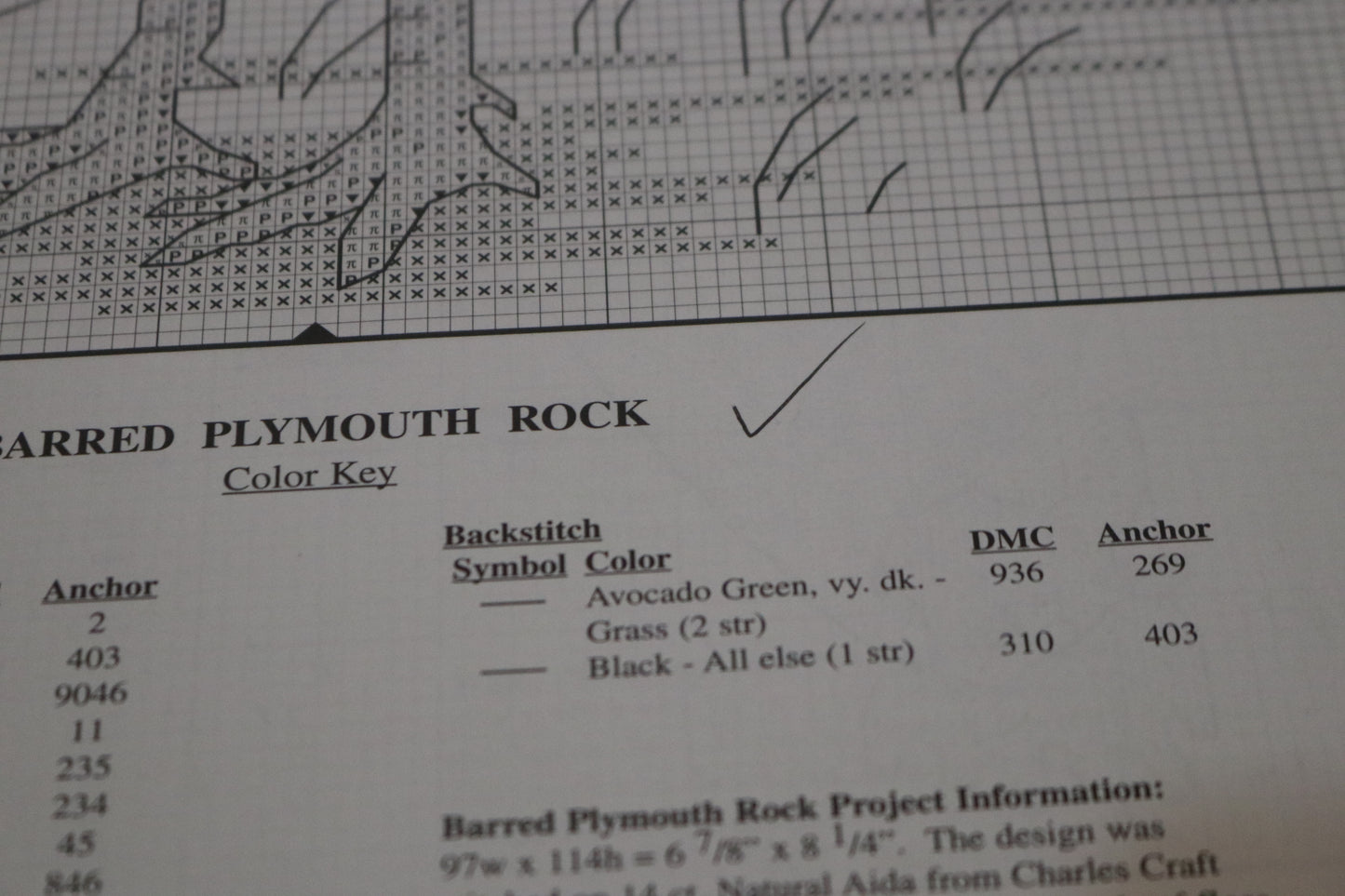 Jeanette Crews Fowl Play Counted Cross Stitch Booklet - Rooster Cross Stitch Pattern