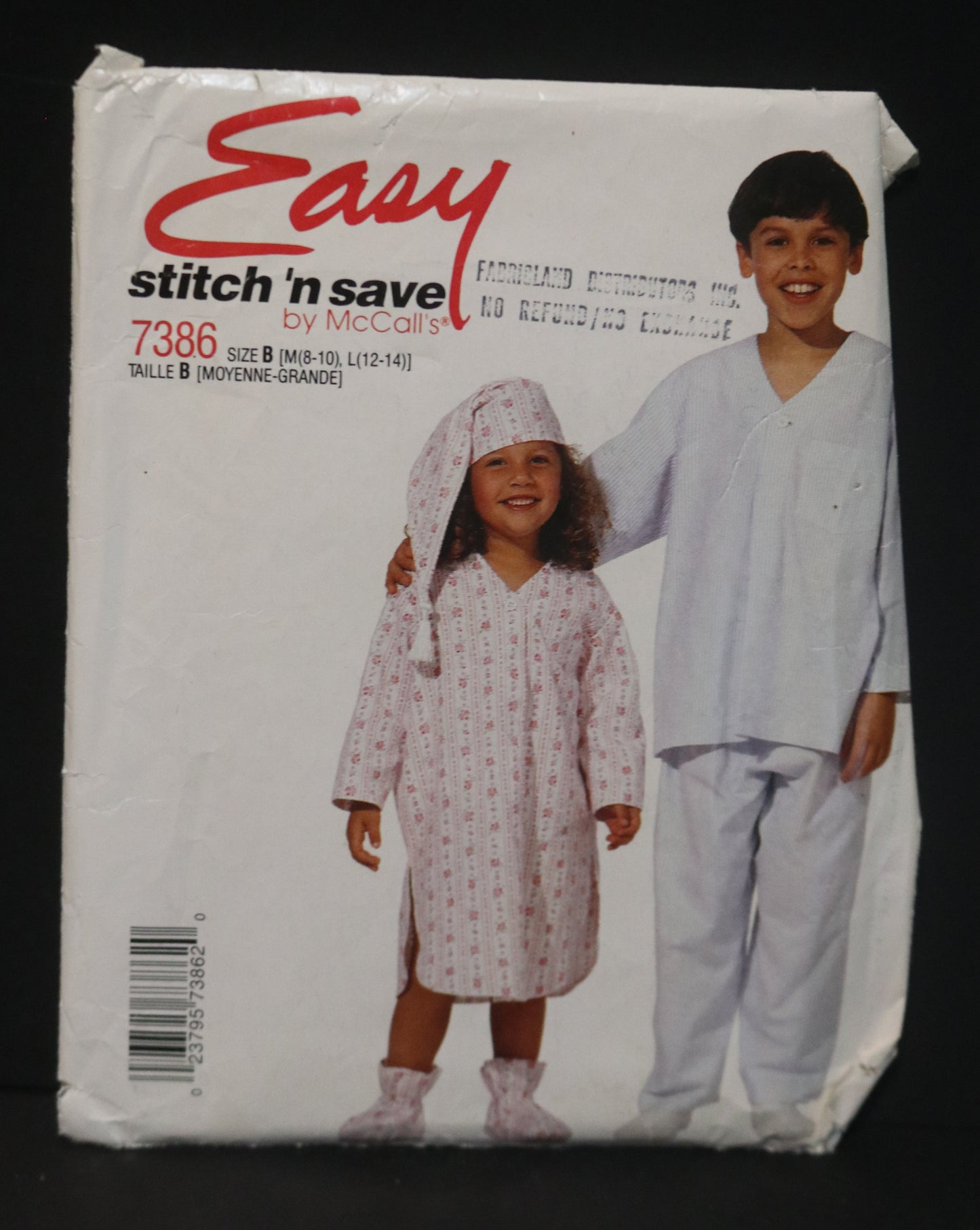 Kids Pajama Sewing Pattern