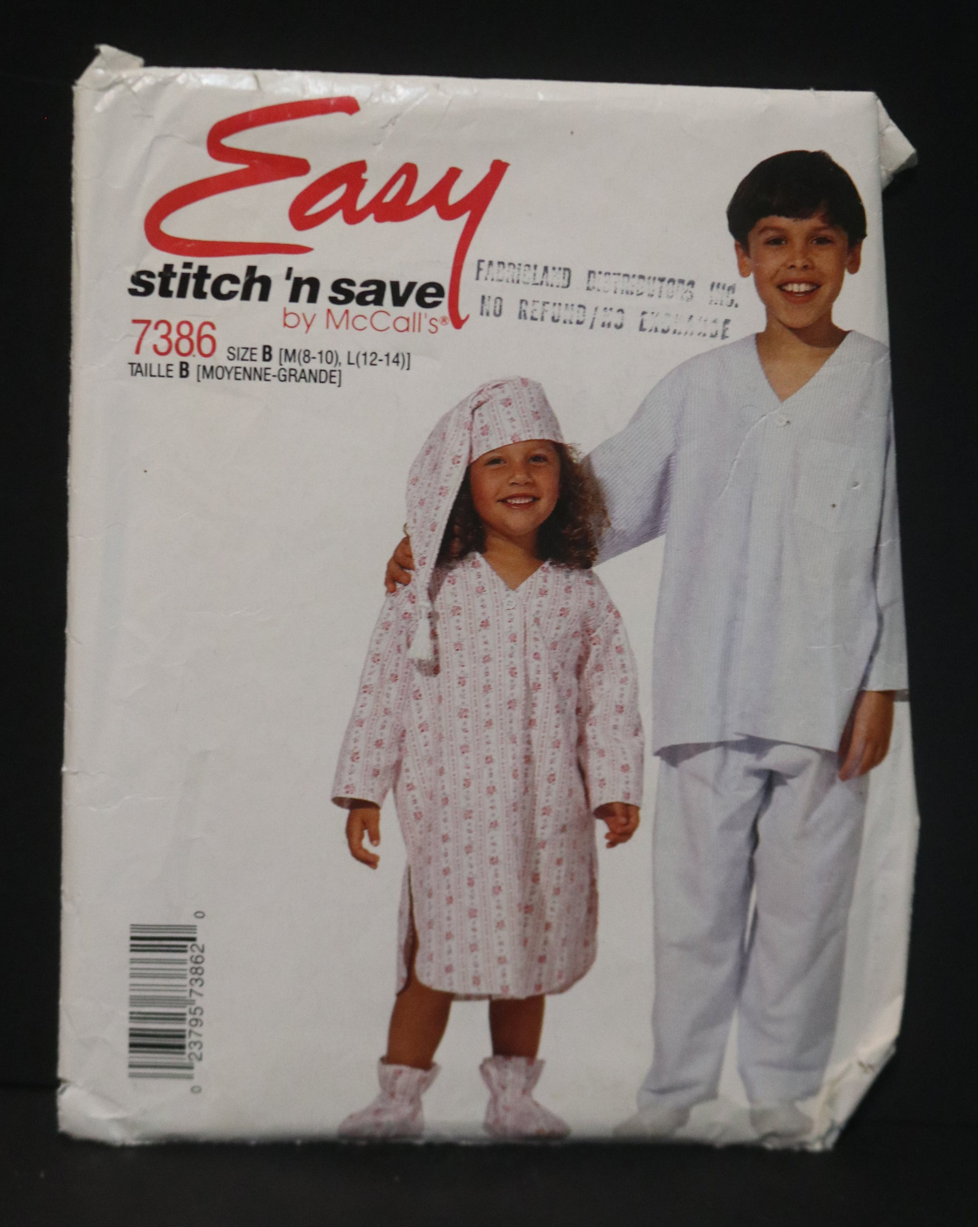 Kids Pajama Sewing Pattern