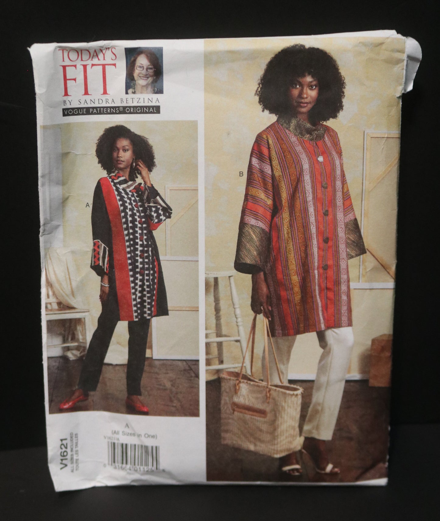 Vogue 1621 Sandra Betzina Misses Coat Sewing Pattern - UNCUT - Size A B C D E F G H I J