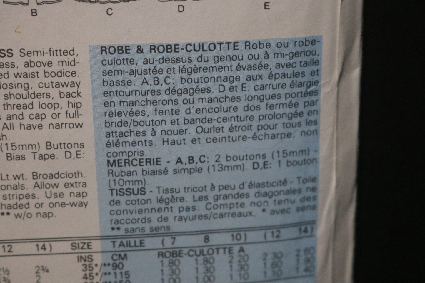 Butterick 3310 Girls Dress and Pantdress Sewing Pattern - UNCUT Size 12 -14