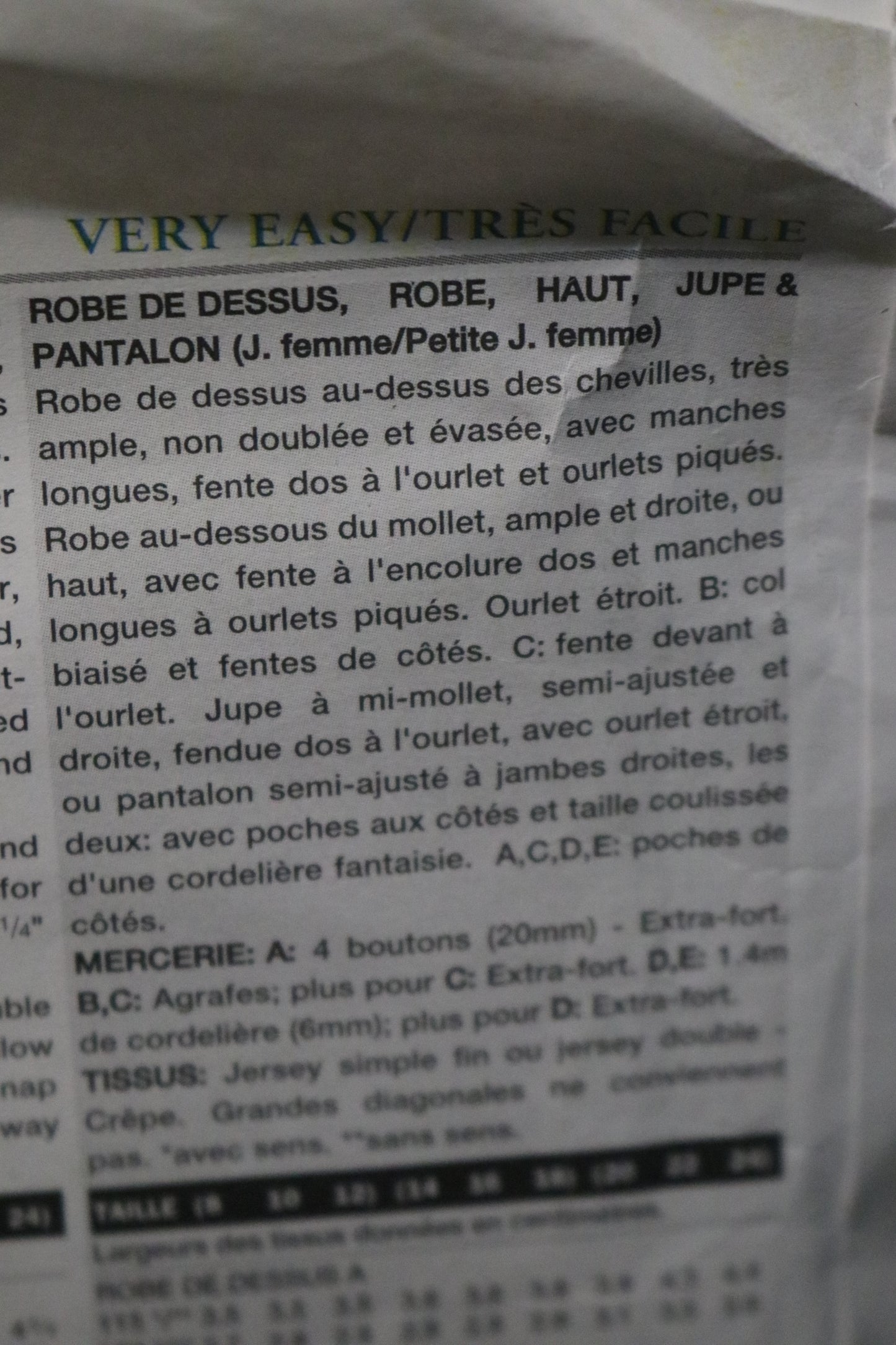 Vogue 2382 Misses / Misses Petite Duster Dress Top Skirt and Pants Sewing Pattern - UNCUT - Size 20 22 24