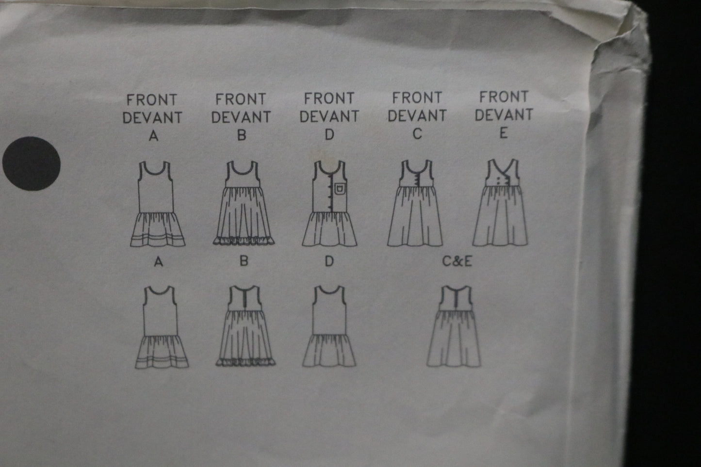 Butterick 4330 Childrens Jumper Sewing Pattern - UNCUT Size 5 6 6X