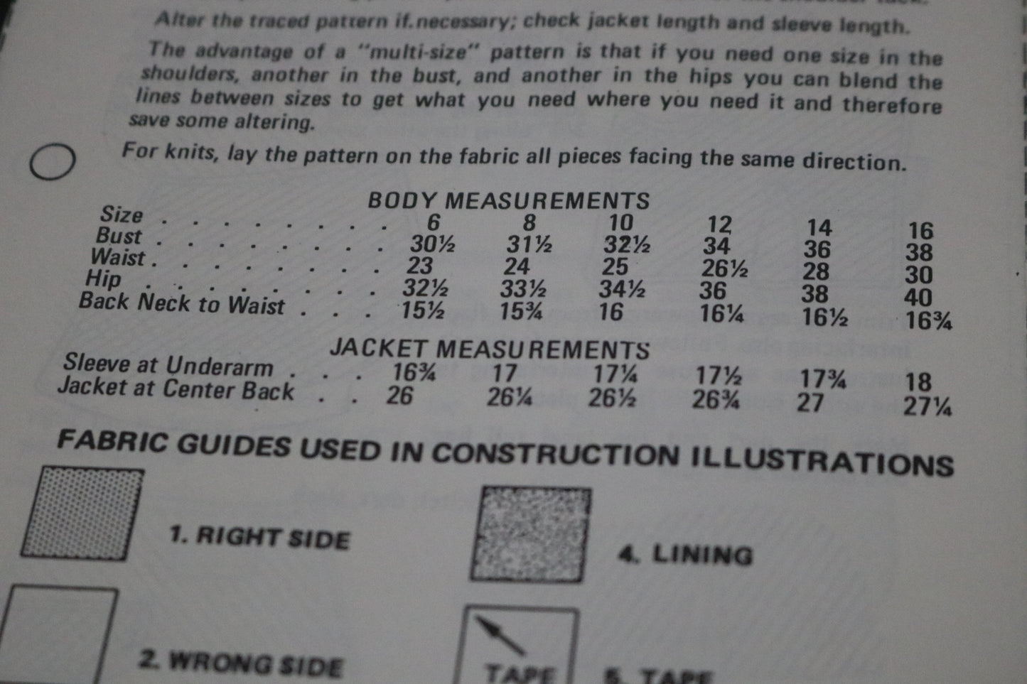 Jean Hardy Pattern No. 630 Misses English Riding Jacket Sewing Pattern UNCUT Size 6 - 16