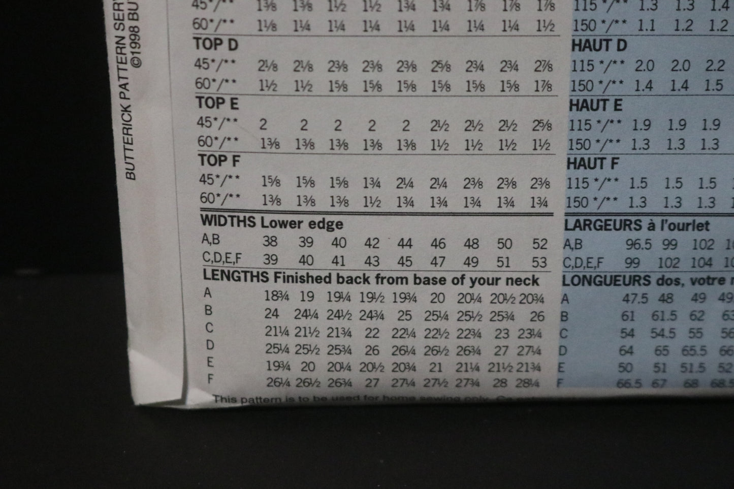 Butterick 5948 Misses / Misses Petite Top Sewing Pattern UNCUT  Size 14 16 18