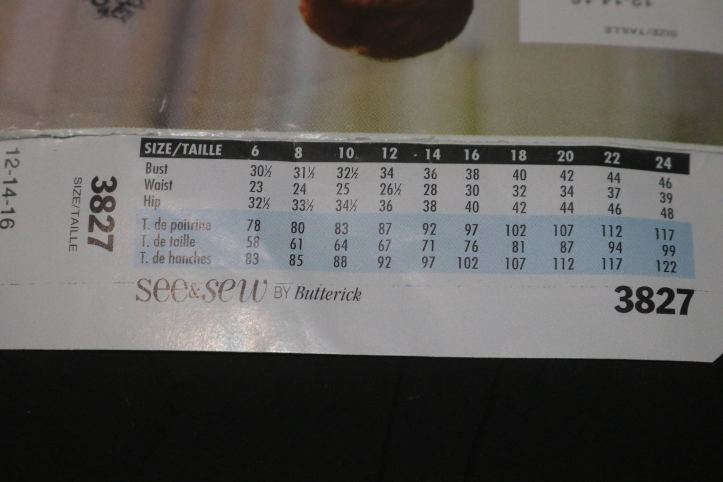 See and Sew 3827 Misses Jumper and Top Sewing Pattern - UNCUT - Size 12 14 16