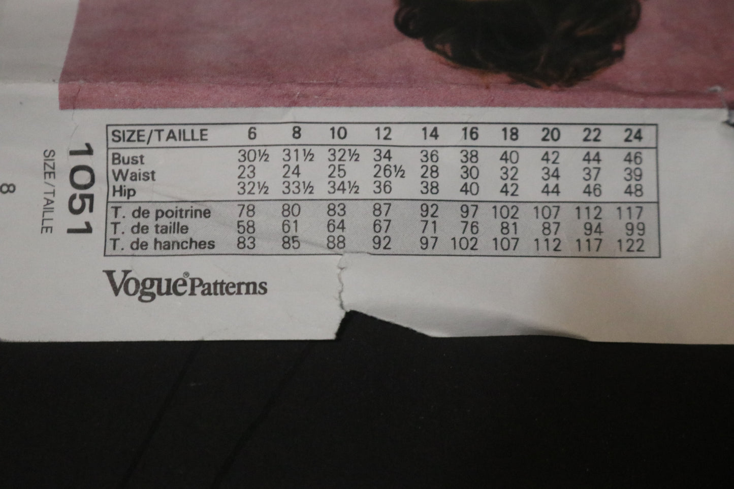 Vogue 1051 Christian Francis Roth  Misses Jacket Sewing Pattern - UNCUT -  Size 8