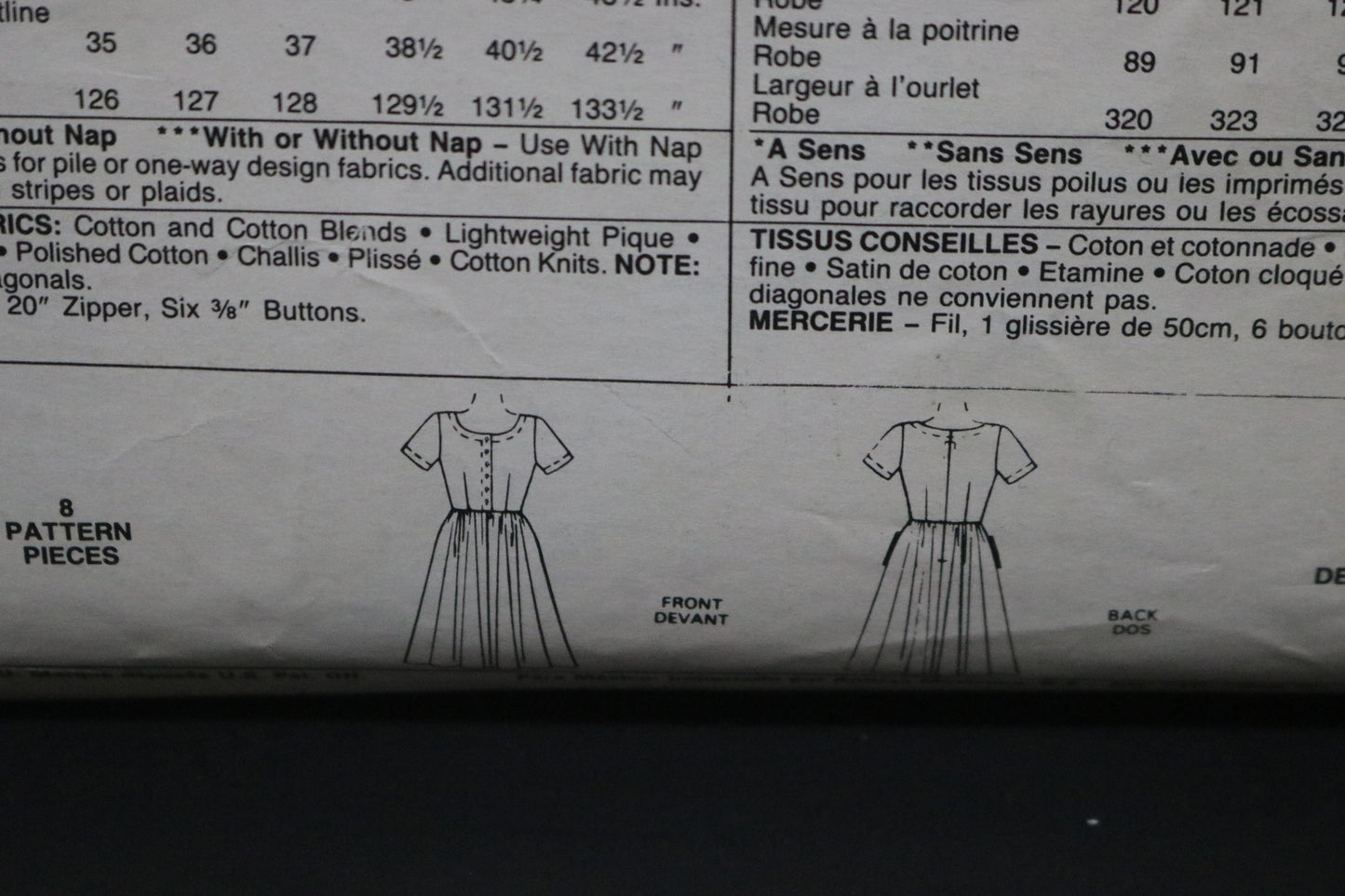 McCalls Stitch n Save 4780  Misses Dress Sewing Pattern - UNCUT - Size 6 8 10