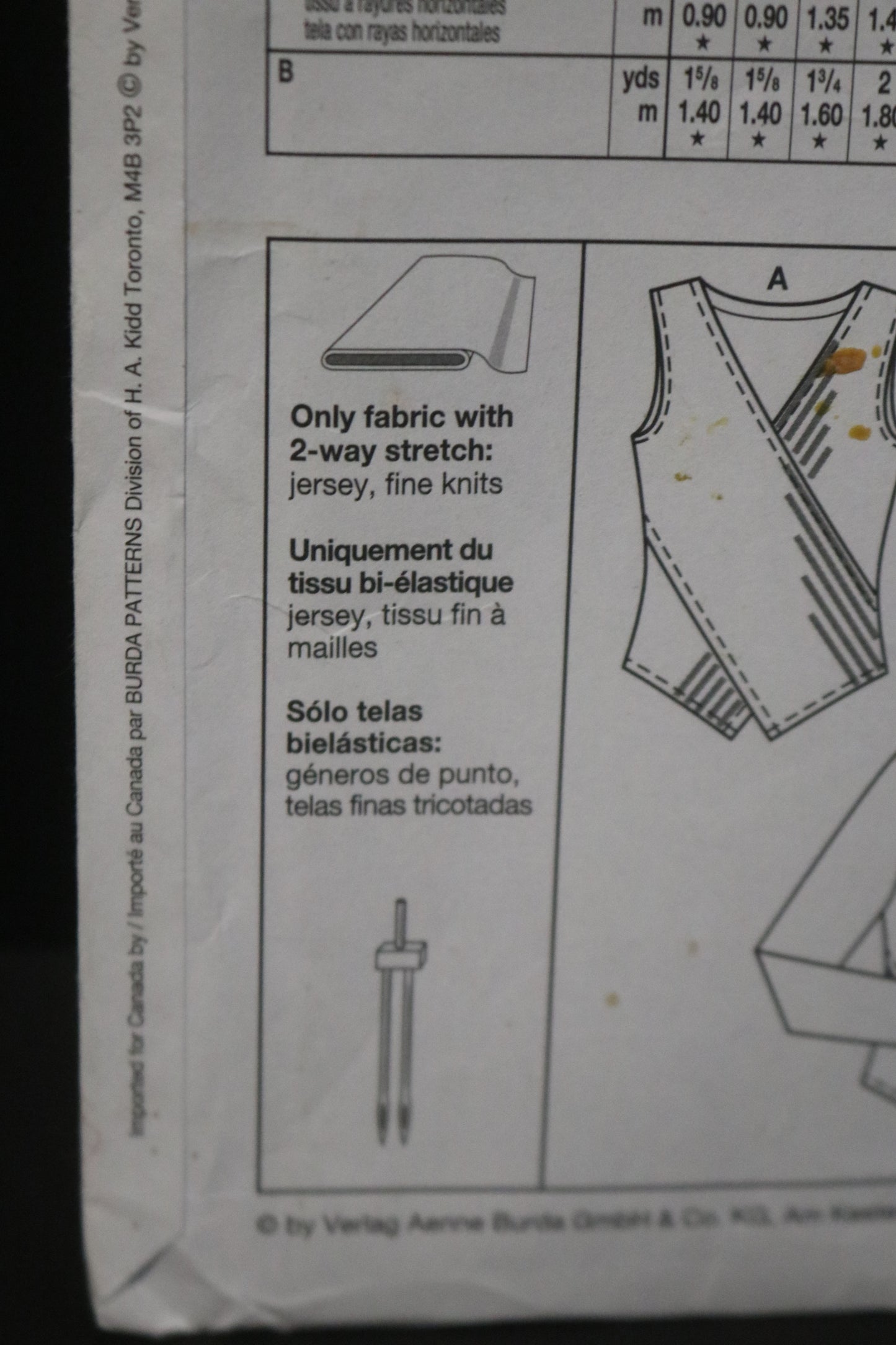 Burda 8217 Misses T Shirt Sewing Pattern - UNCUT - Size 10 12 14 16 18 20 22