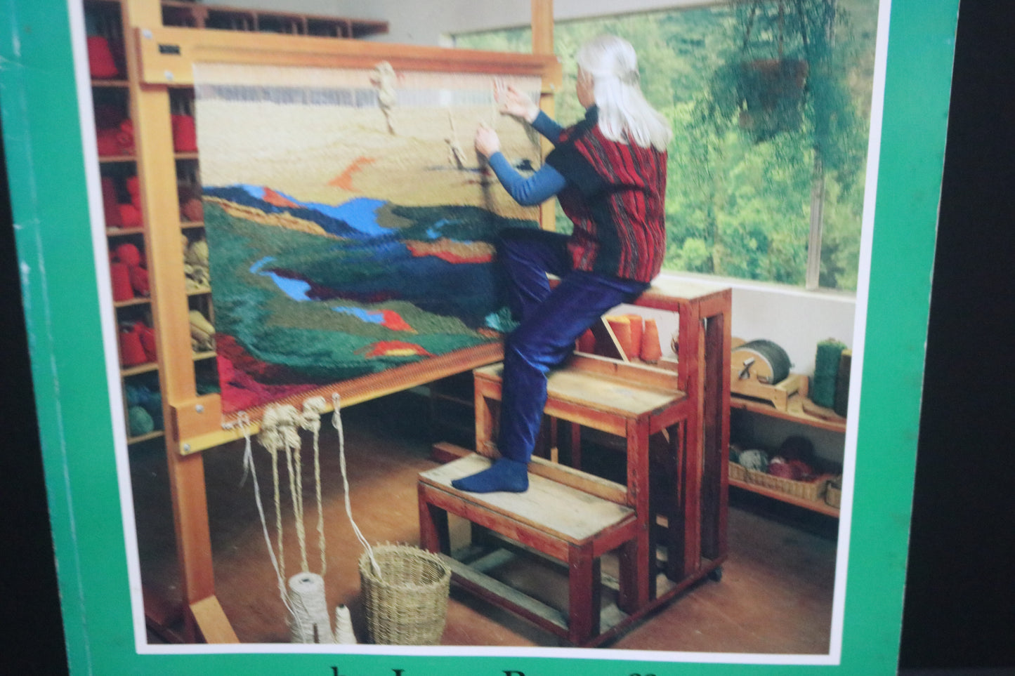 VTG 80s Weaving a Tapestry Softcover Book by Laya Brostoff