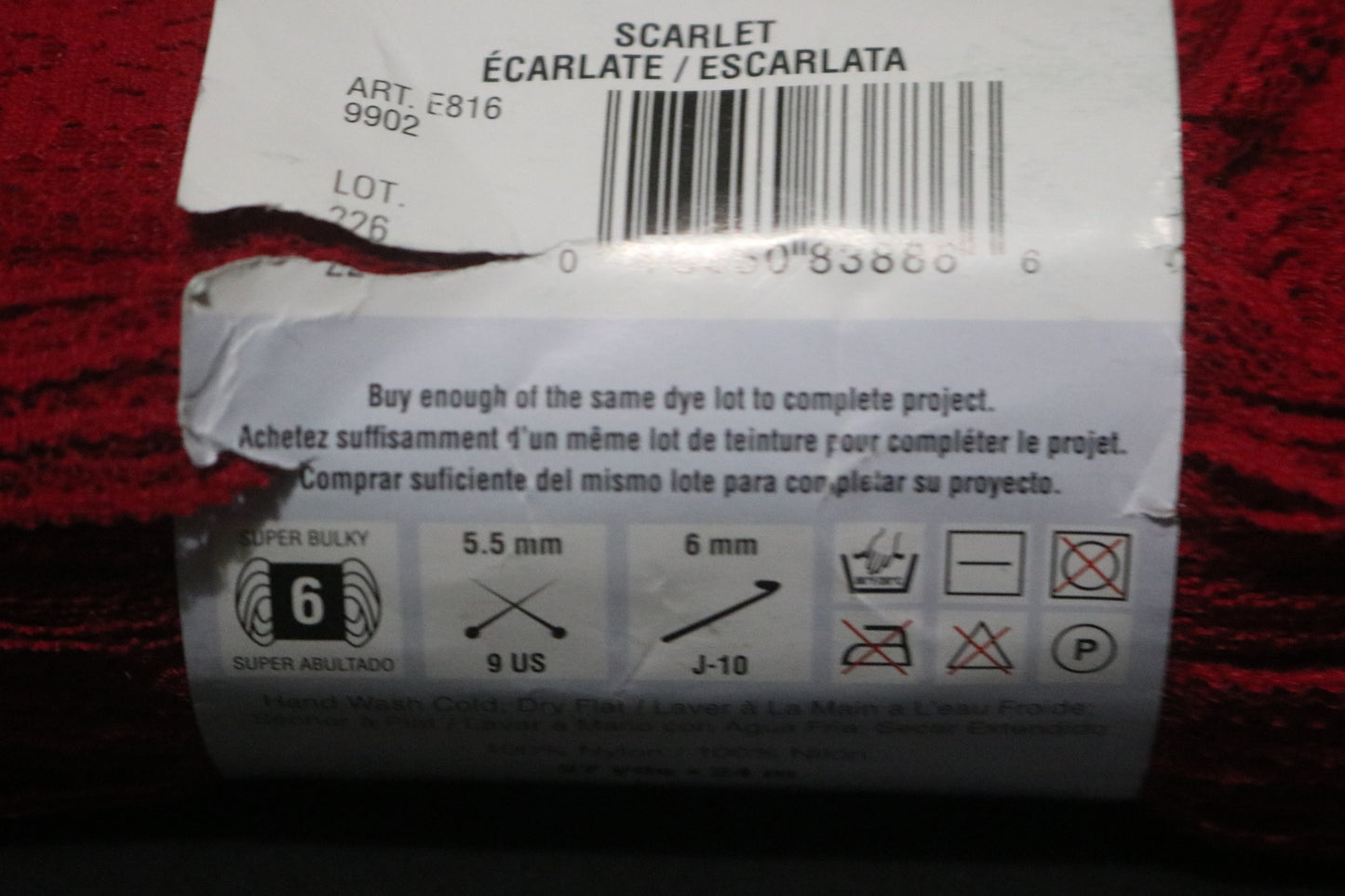 Red Heart Sassy Boutique Sassy Lace and Fabric Yarn For Knitting and Crocheting - Being Sold IndividuallY