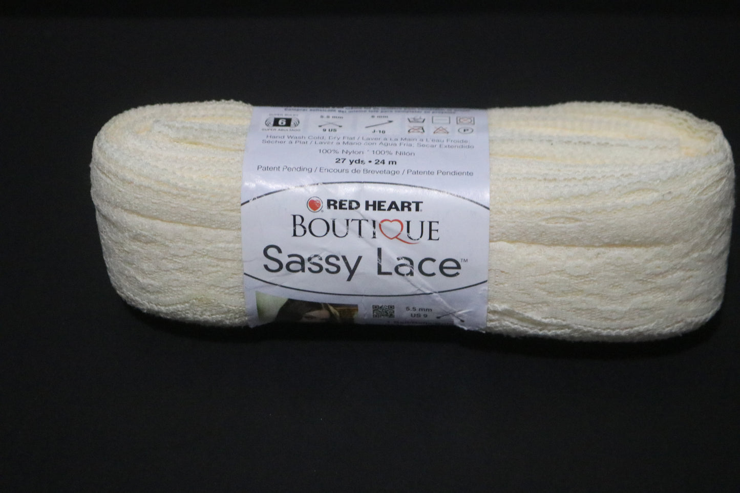 Red Heart Sassy Boutique Sassy Lace and Fabric Yarn For Knitting and Crocheting - Being Sold IndividuallY