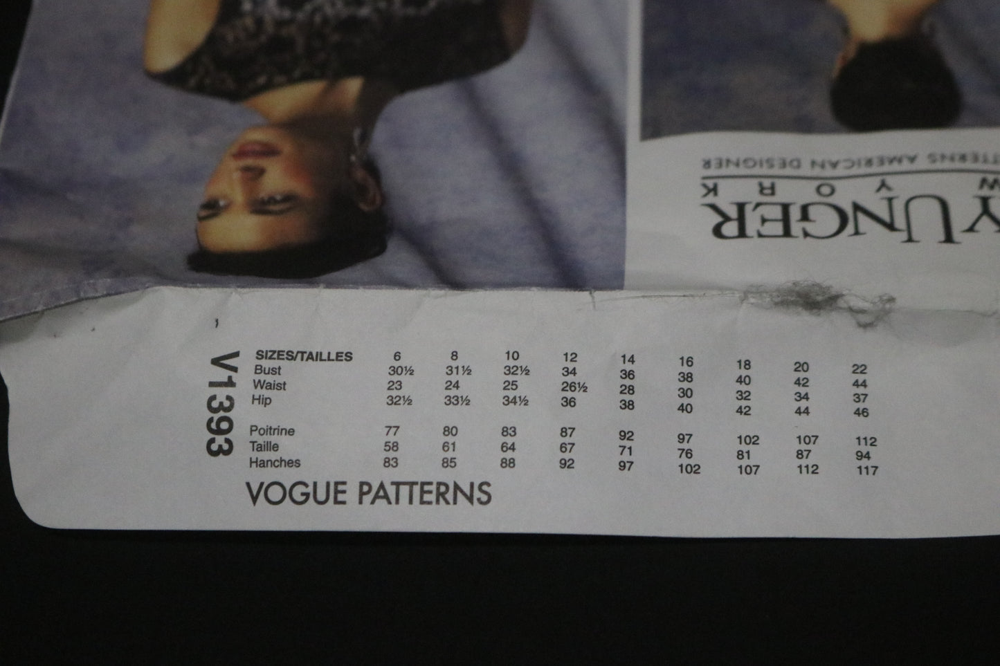 Vogue 1393 Kay Unger Misses Dress Sewing Pattern - UNCUT - Size 6 8 10 12 14