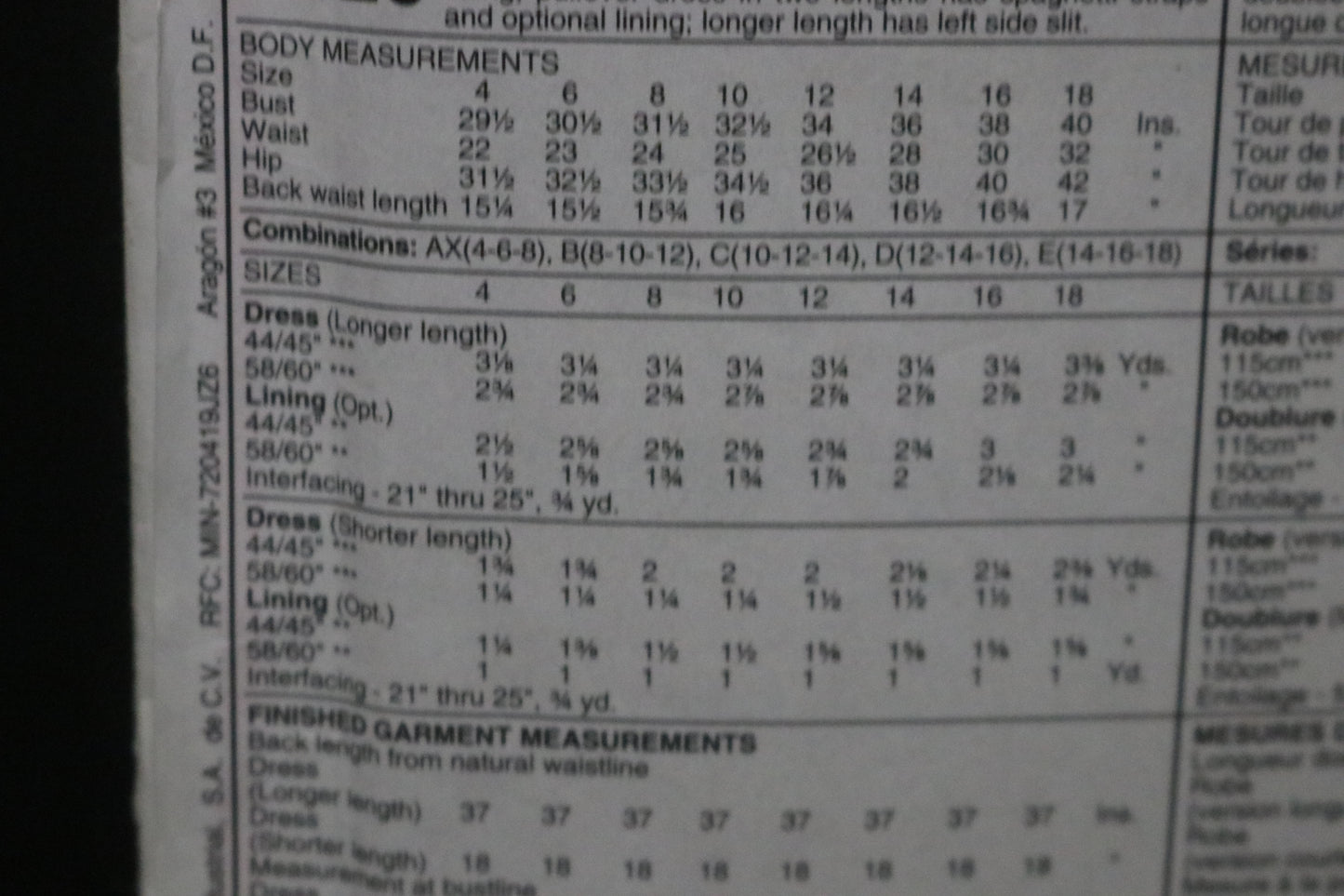 McCalls 7726 Misses Pullover Dress in Two Lengths Sewing Pattern - UNCUT - Size 10 12 14