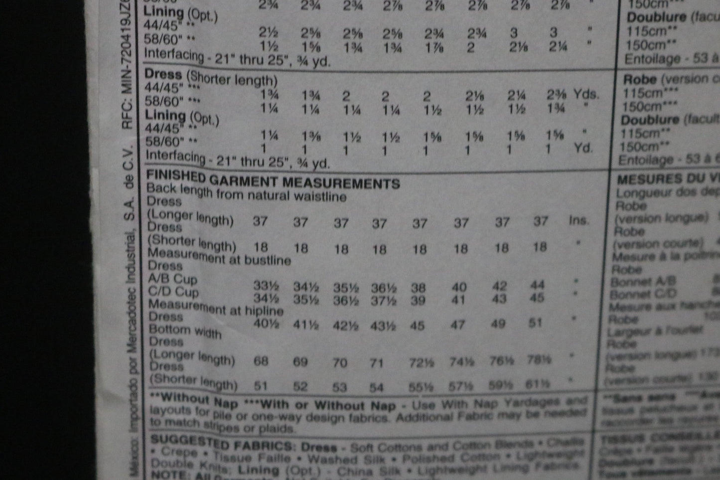 McCalls 7726 Misses Pullover Dress in Two Lengths Sewing Pattern - UNCUT - Size 10 12 14