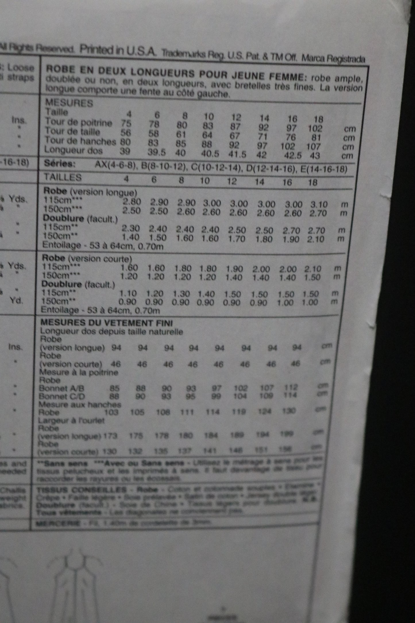 McCalls 7726 Misses Pullover Dress in Two Lengths Sewing Pattern - UNCUT - Size 10 12 14