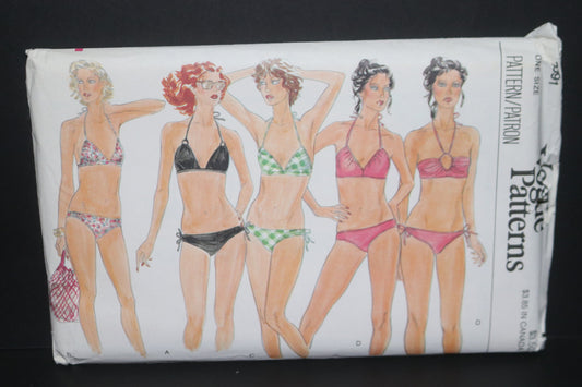 Vogue 7091 Misses Bikini Sewing Pattern  UNCUT Size 6 8 10 12 14