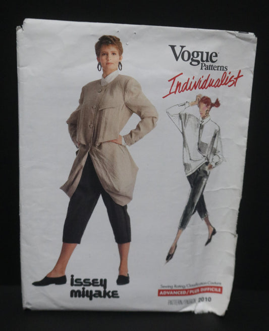 Vogue 2010 Issey Miyake Misses Jacket Pants and Top  Sewing Pattern - UNCUT -  Size 8