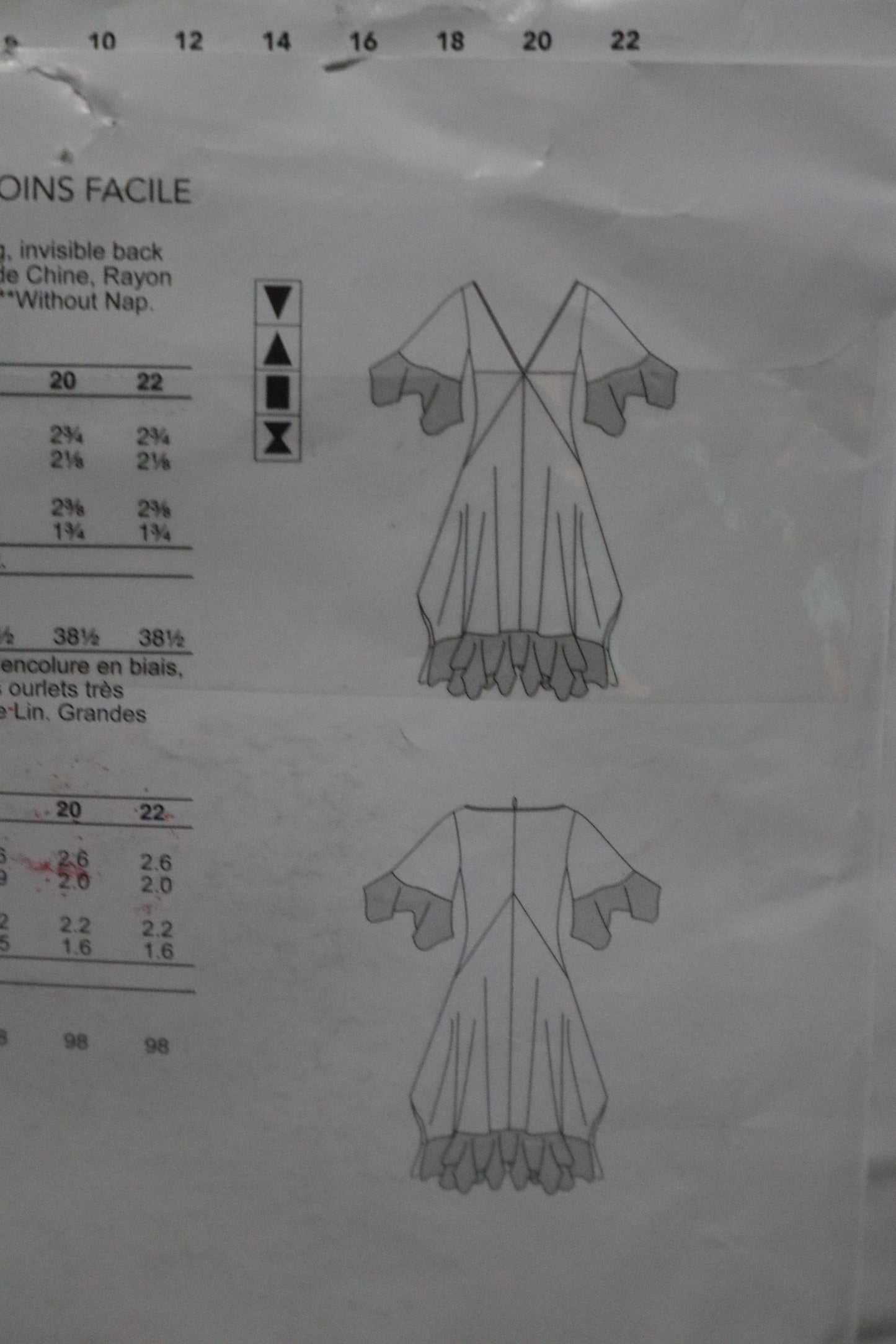 Vogue 1676 Zandra Rhodes Misses Dress Sewing Pattern - UNCUT - Size 14 16 18 20 22