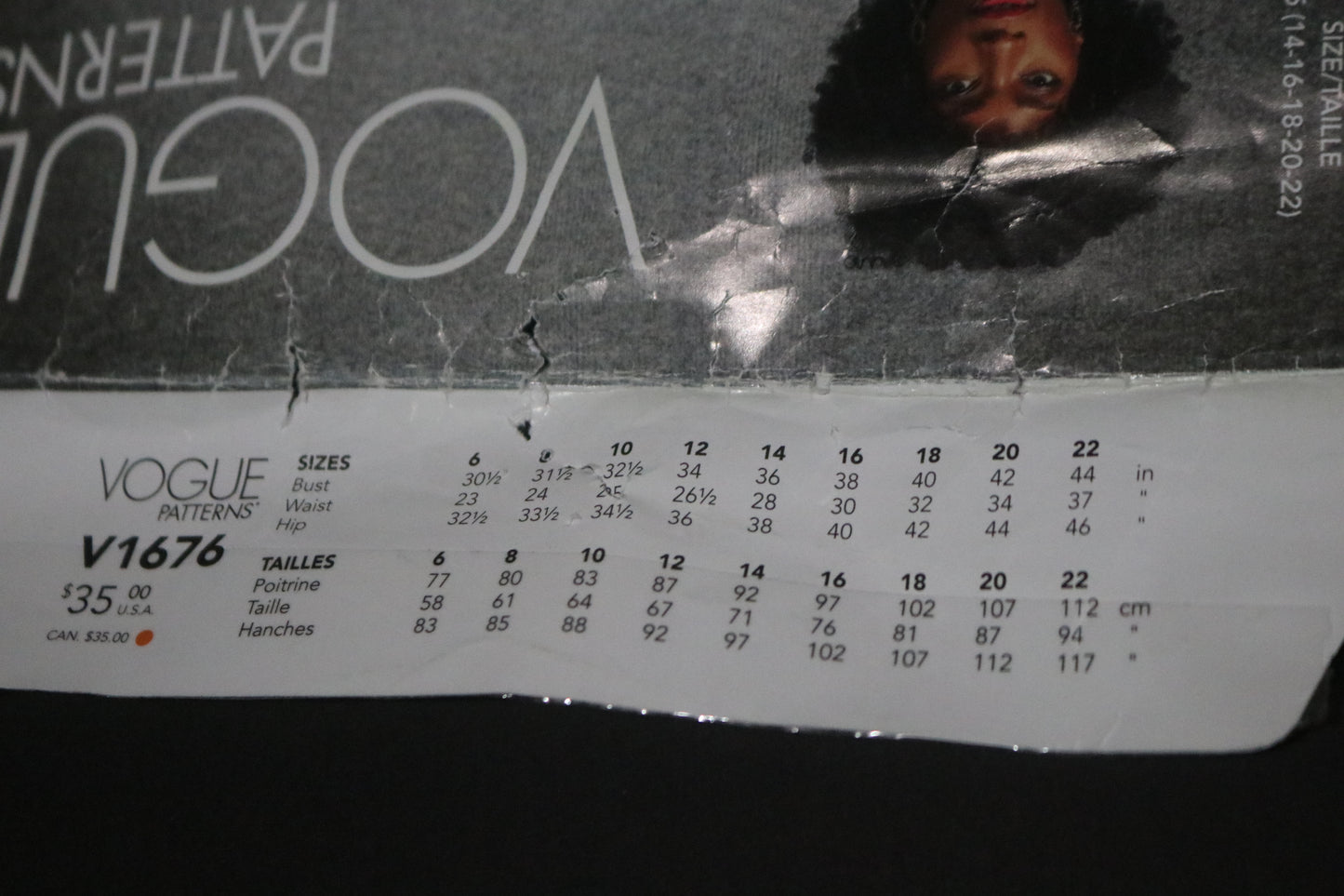 Vogue 1676 Zandra Rhodes Misses Dress Sewing Pattern - UNCUT - Size 14 16 18 20 22