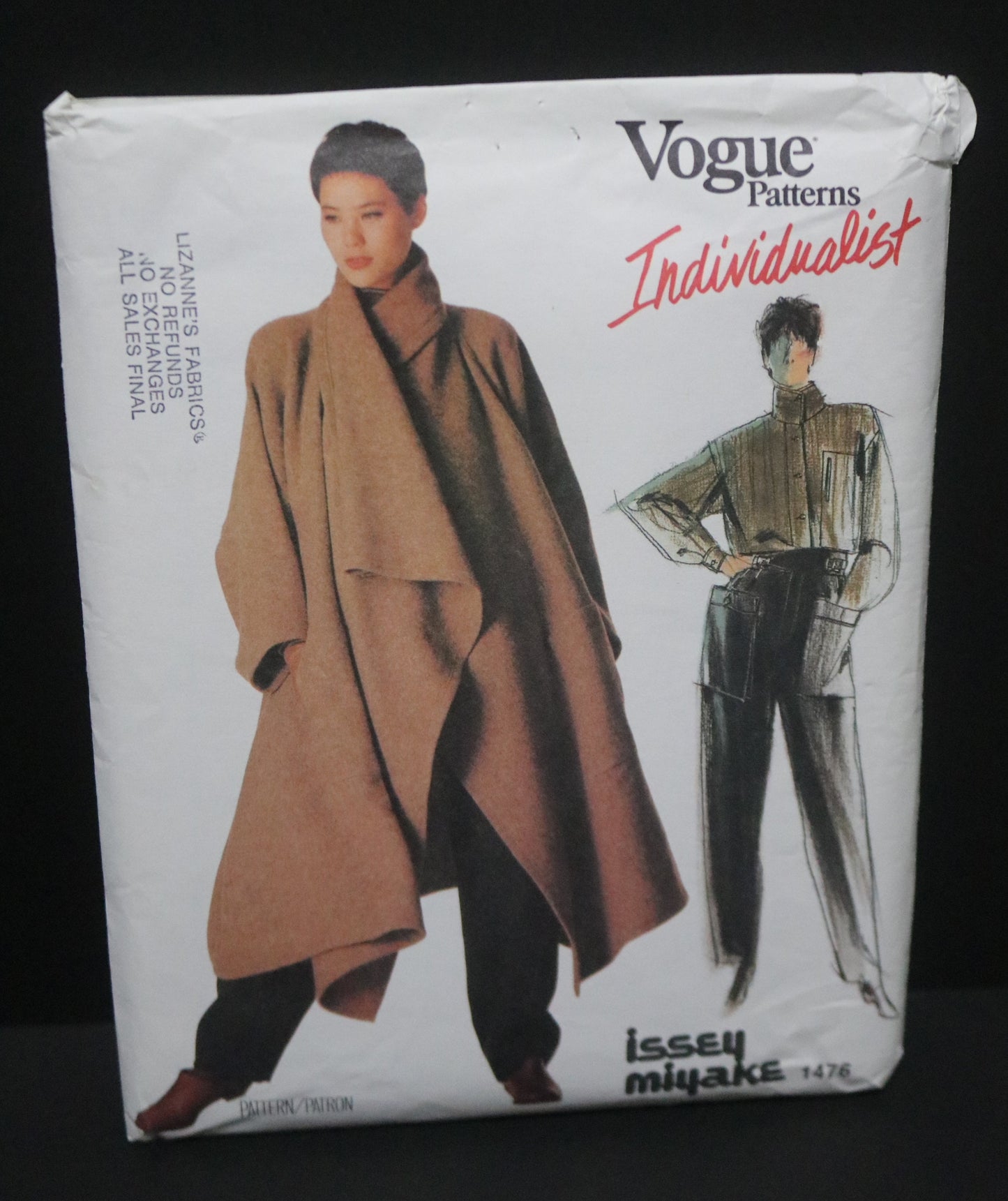 Vogue 1476 Individualist Issey Miyake Misses Coat Shirt and Pants Sewing Pattern - UNCUT -  Size 10