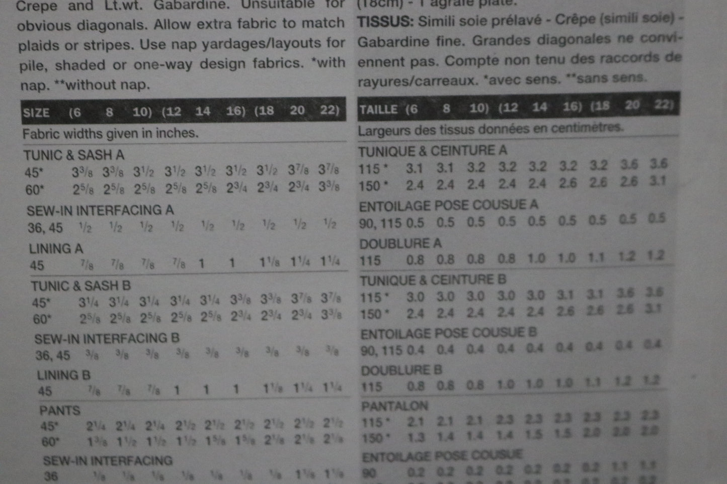 Vogue 2180 Yves Saint Laurent Misses / Misses Petite Tunic Sash and Pants Sewing Pattern - UNCUT -  Size 6 8 10