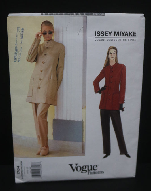 Vogue 1764 Issey Miyake Misses Jacket and Pants Sewing Pattern - UNCUT -  Size 6 8 10