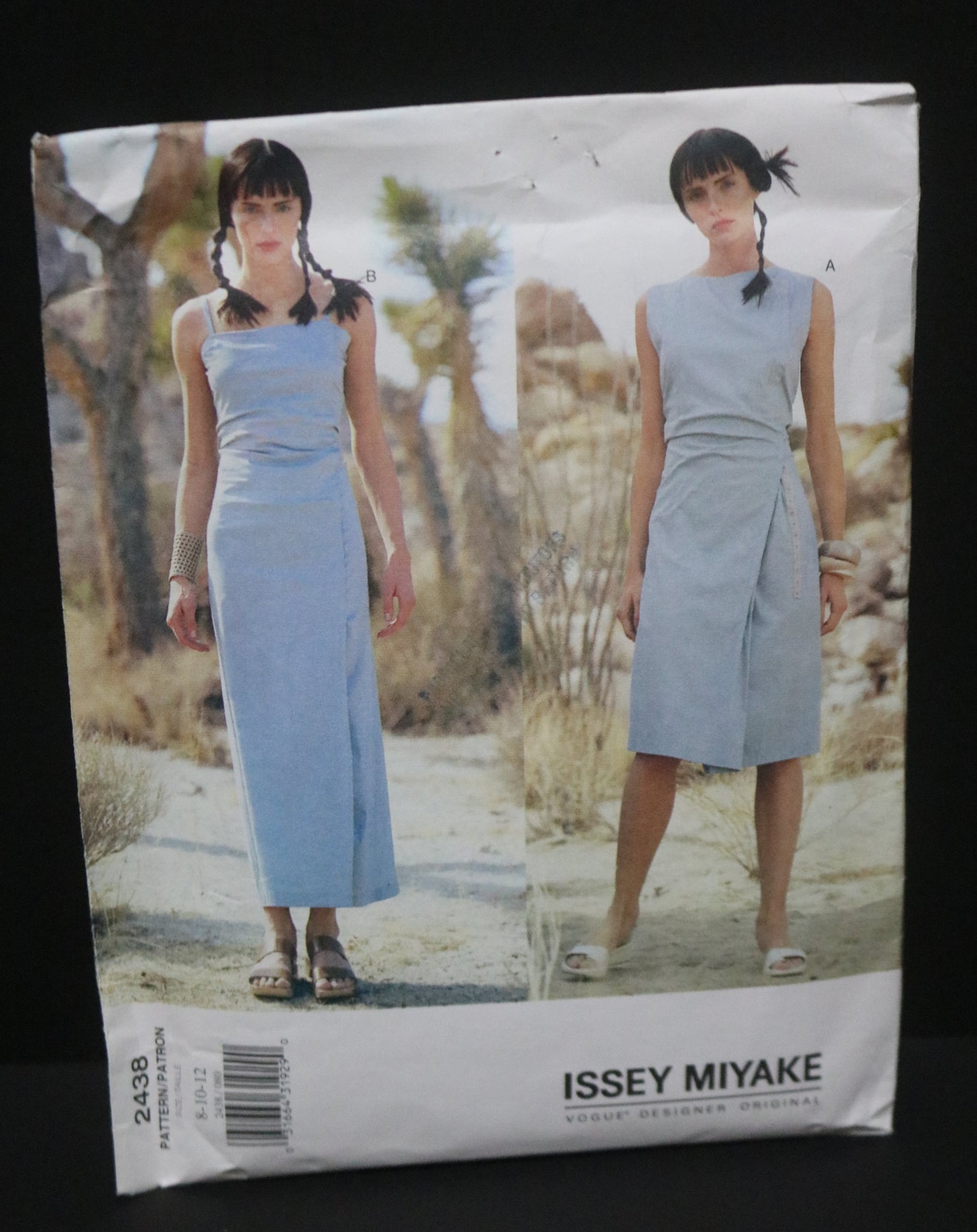 Vogue 2438 Issey Miyake Misses Dress Sewing Pattern  - UNCUT -  Size 8 10 12