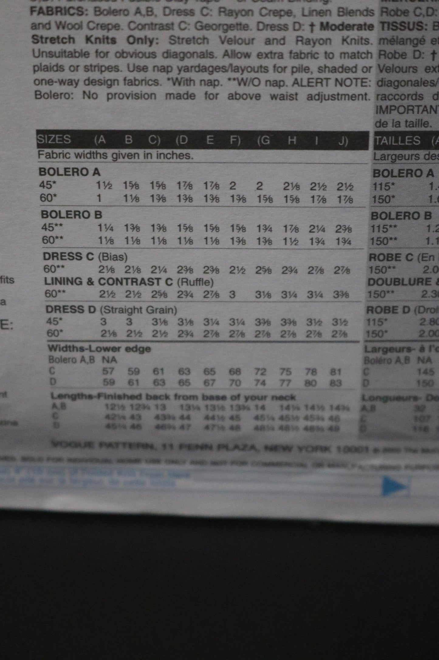 Vogue 7823 Sandra Betzina Misses / Misses Petite Jacket and Dress Sewing Pattern - UNCUT - Size A B C