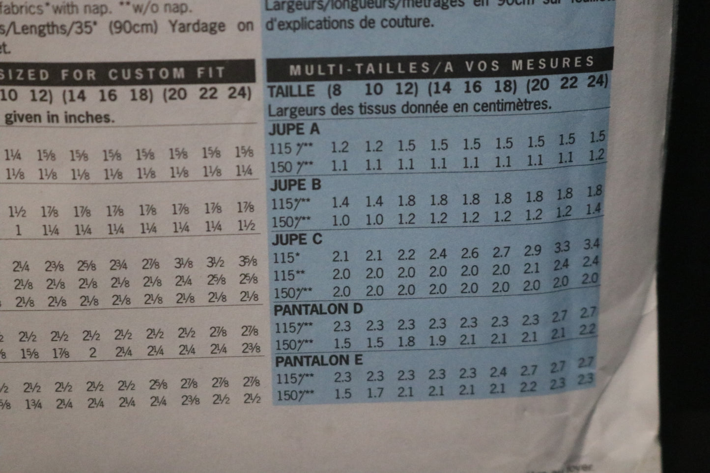 Butterick 3133 Misses / Misses Petite Pull on Skirt and Pants Sewing Pattern UNCUT Size 14 16 18