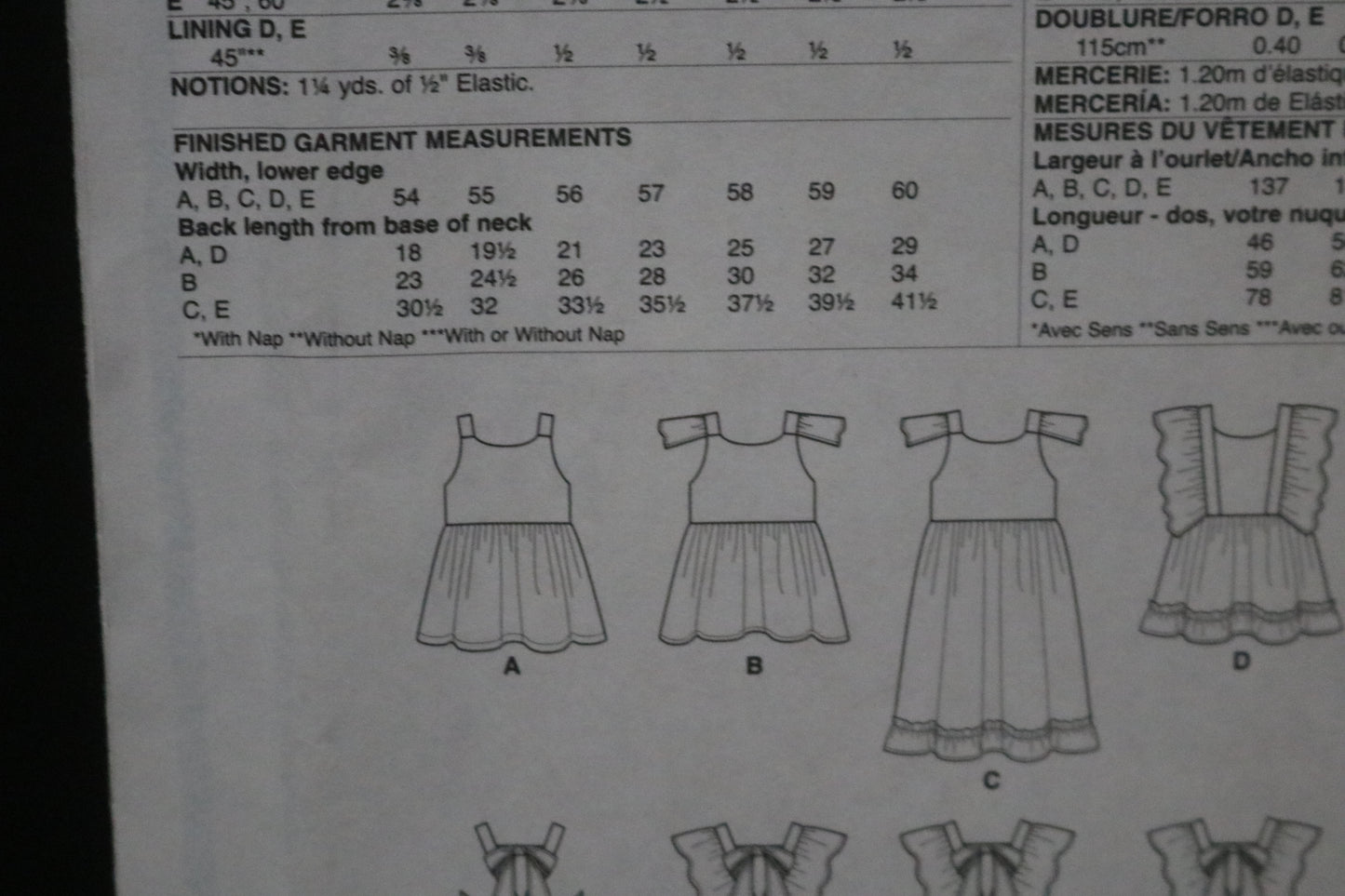 McCalls 7739 Children's Girls Dress Sewing Pattern UNCUT Size 6 7 8