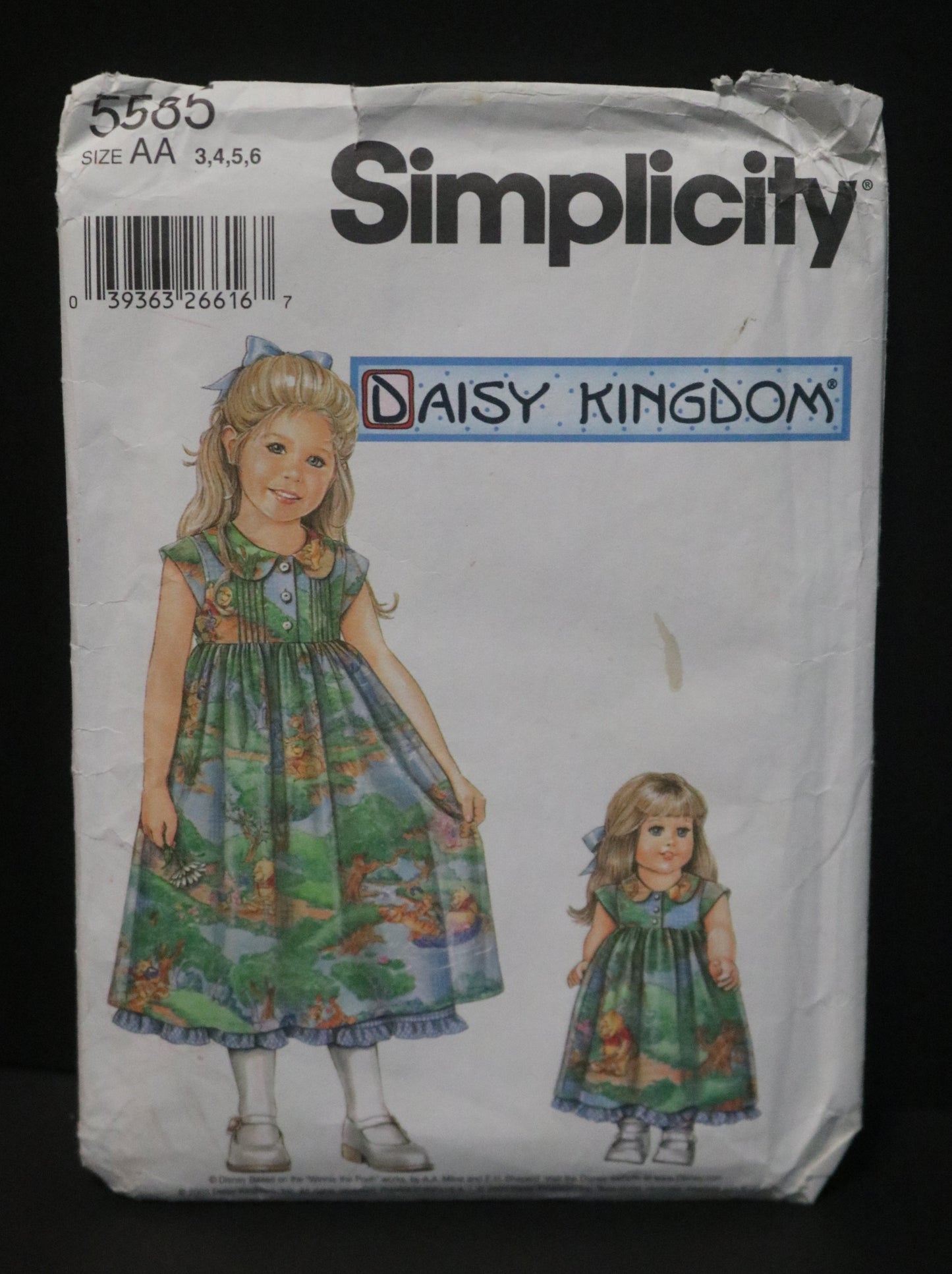 Simplicity 5585 Daisy Kingdom Girls and Childs Dress Sewing Pattern - UNCUT - Size 3 4 5 6