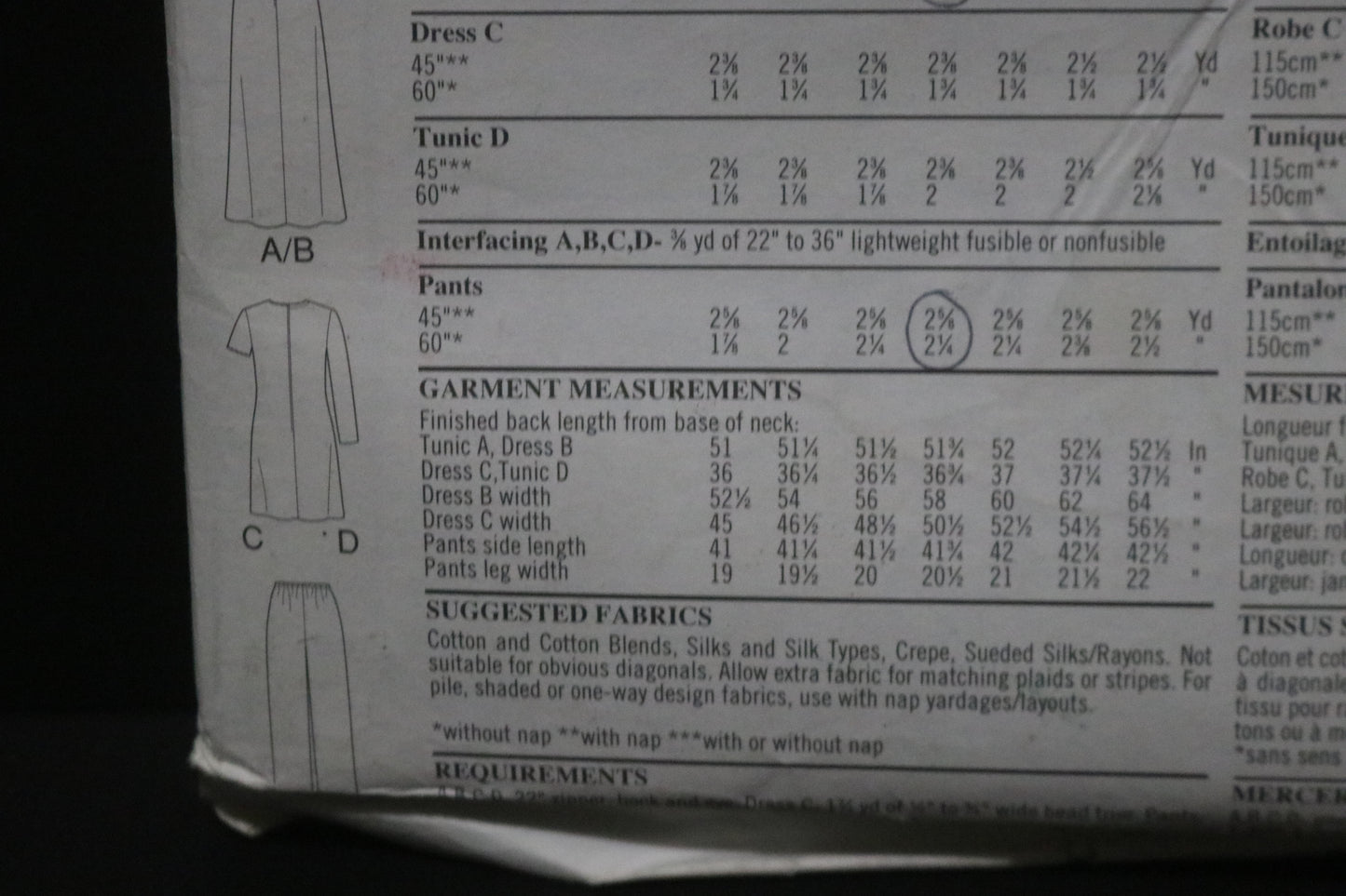New Look 6813 Misses Dress Tunic and Pants Sewing Pattern - UNCUT - Size 10 - 22