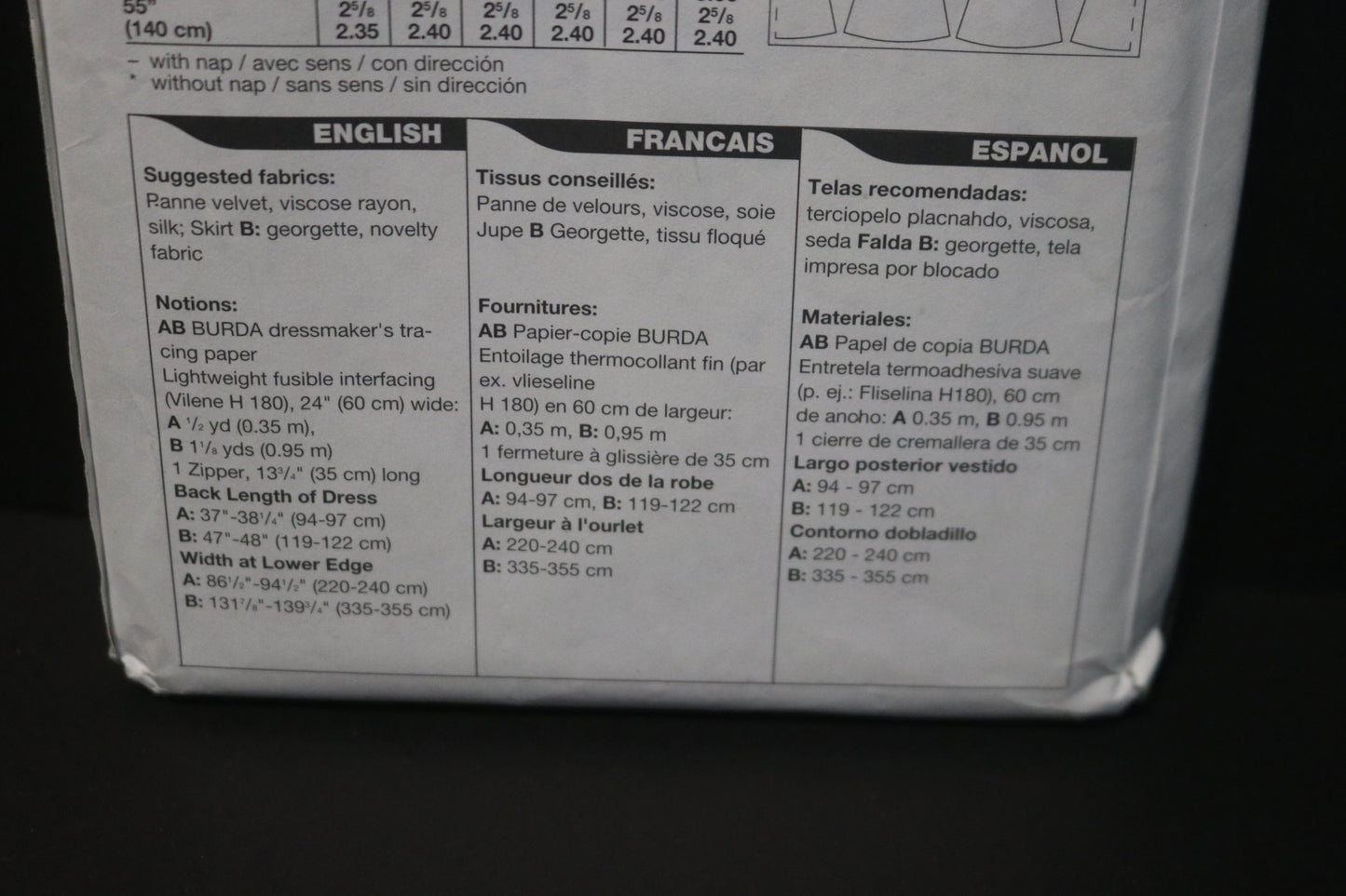Burda 3345 Misses Dress Sewing Pattern - UNCUT - Size 8 10 12 14 16 18