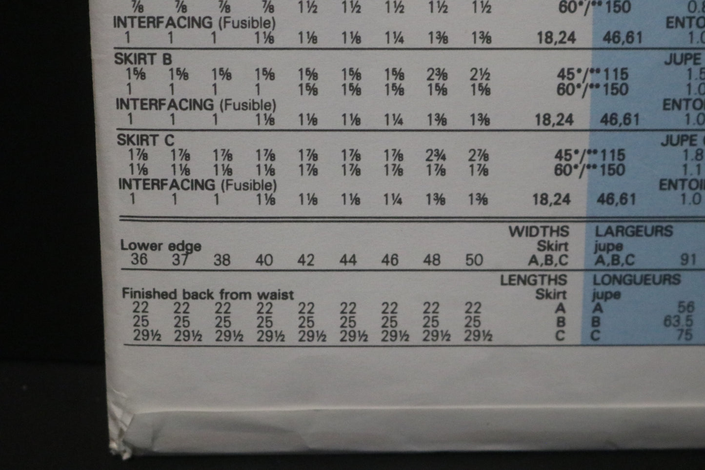 Vogue 7648 Misses Skirt Sewing Pattern  - UNCUT -  Size 14 16 18