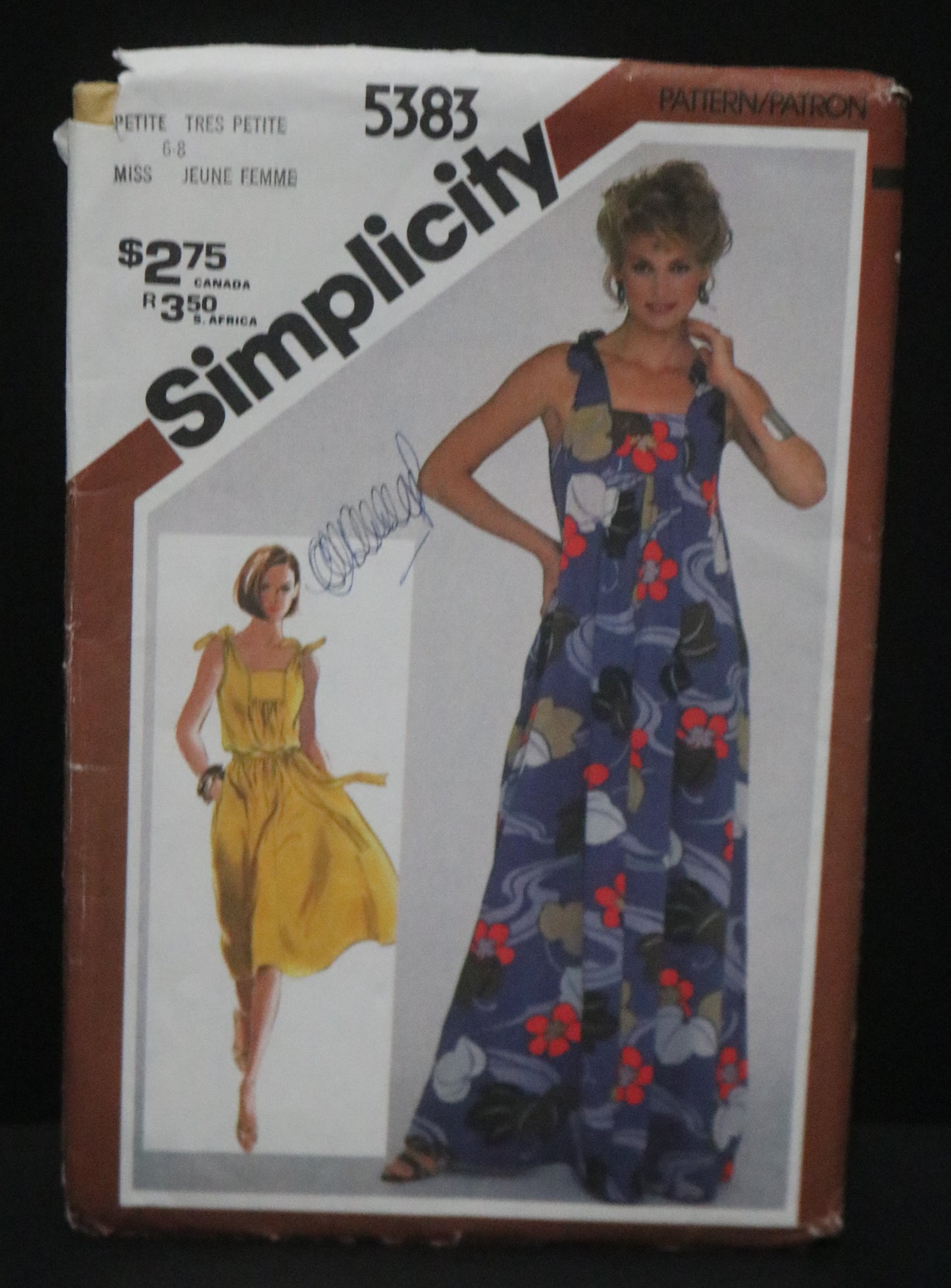 Simplicity 5383 Misses Jiffy Pullover Sundress in Two Lengths Sewing Pattern - UNCUT - Size 6 - 8