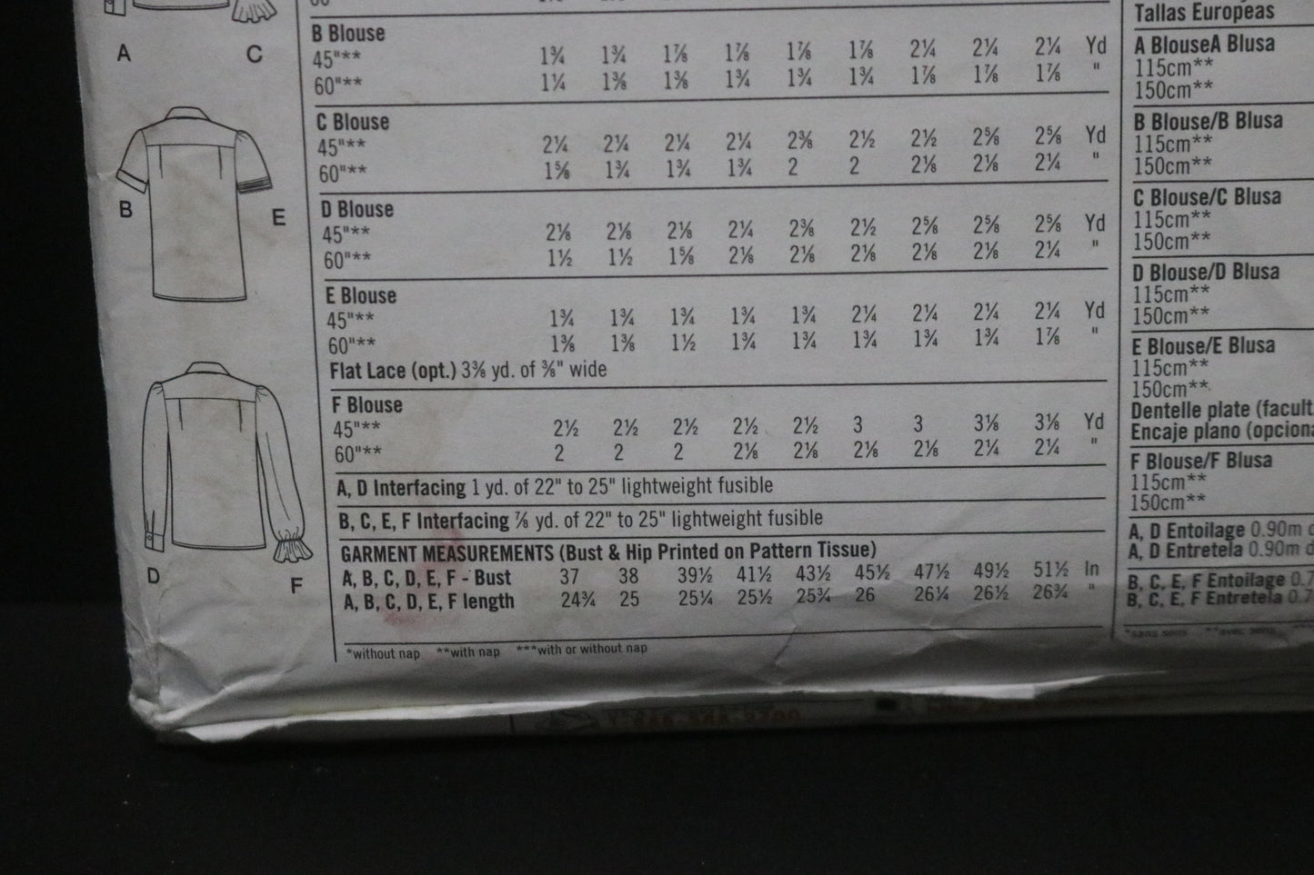 Simplicity 5801 Misses Blouse with Sleeve Variations Sewing Pattern - UNCUT - Size 16 18 20 22 24