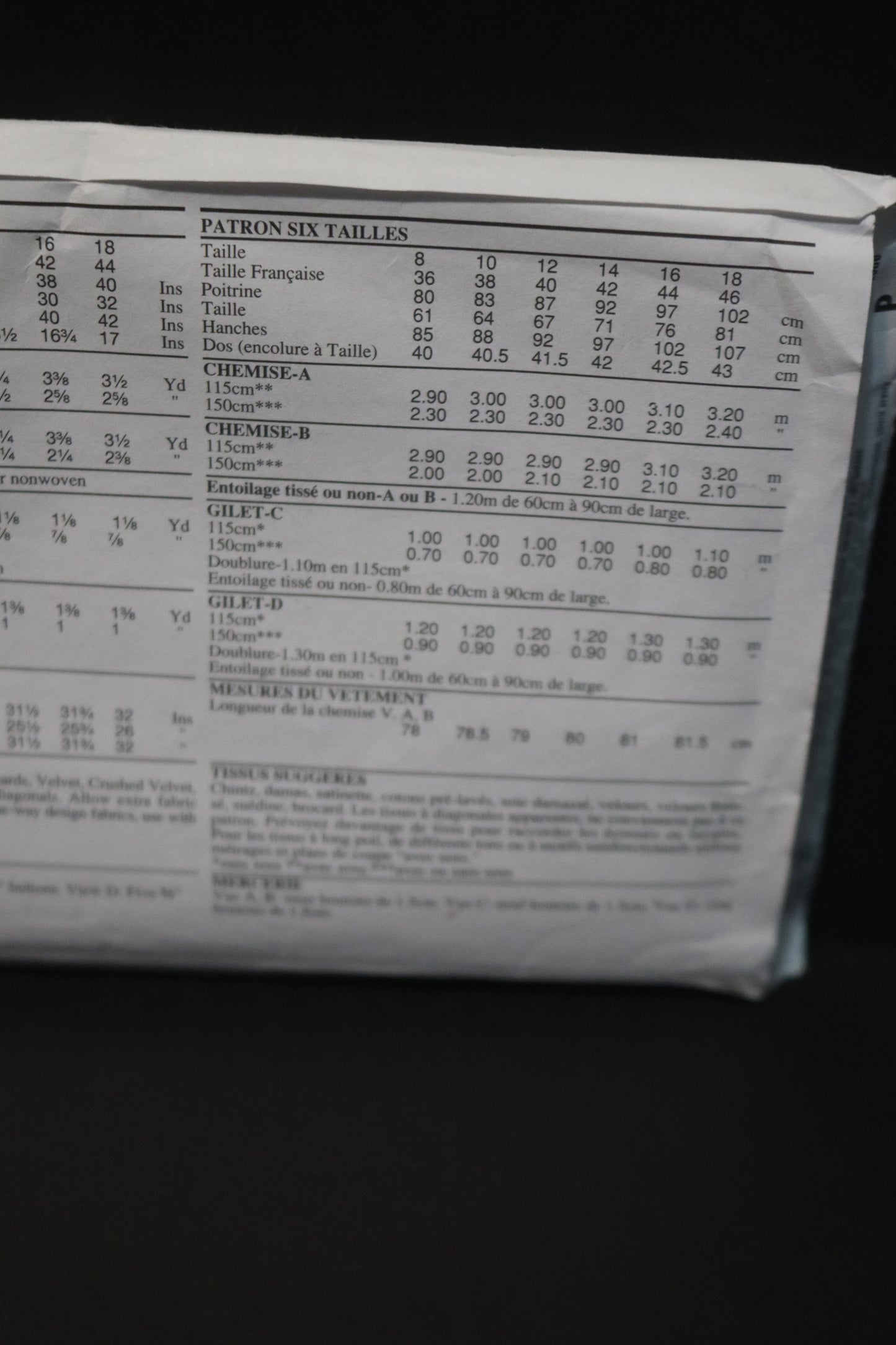 Style 2481 Misses Shirt and Vest Sewing Pattern UNCUT - Size 8 - 18