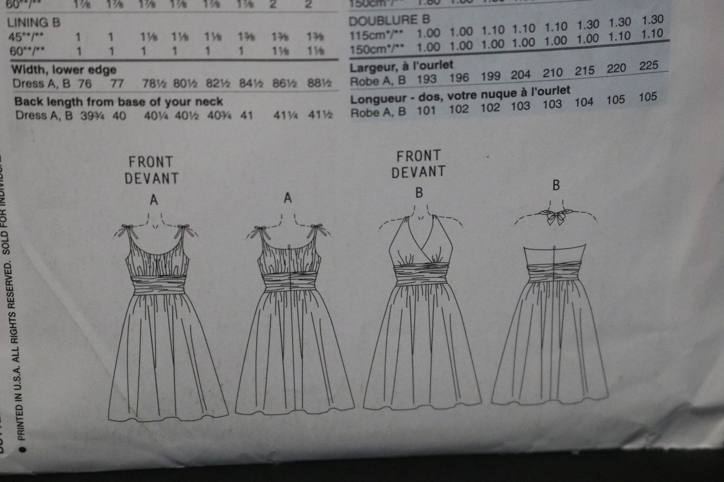 See and Sew 5201 Misses Dress Sewing Pattern - UNCUT - Size 8 10 12 14