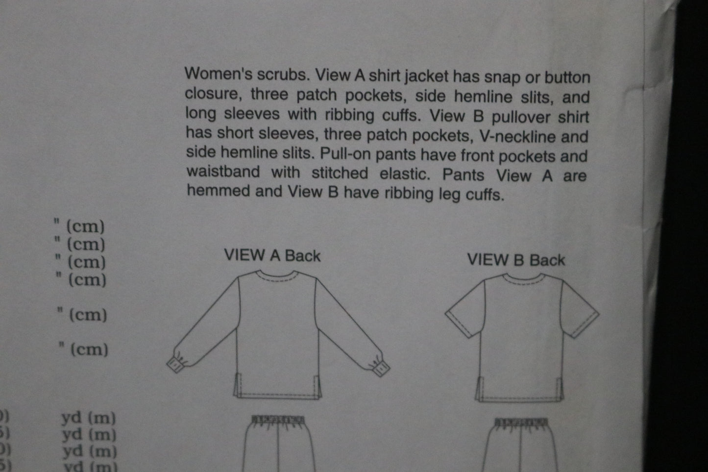 Kwik Sew 3201 Womens Scrubs Sewing Pattern - UNCUT - Size 1X 2X 3X 4X