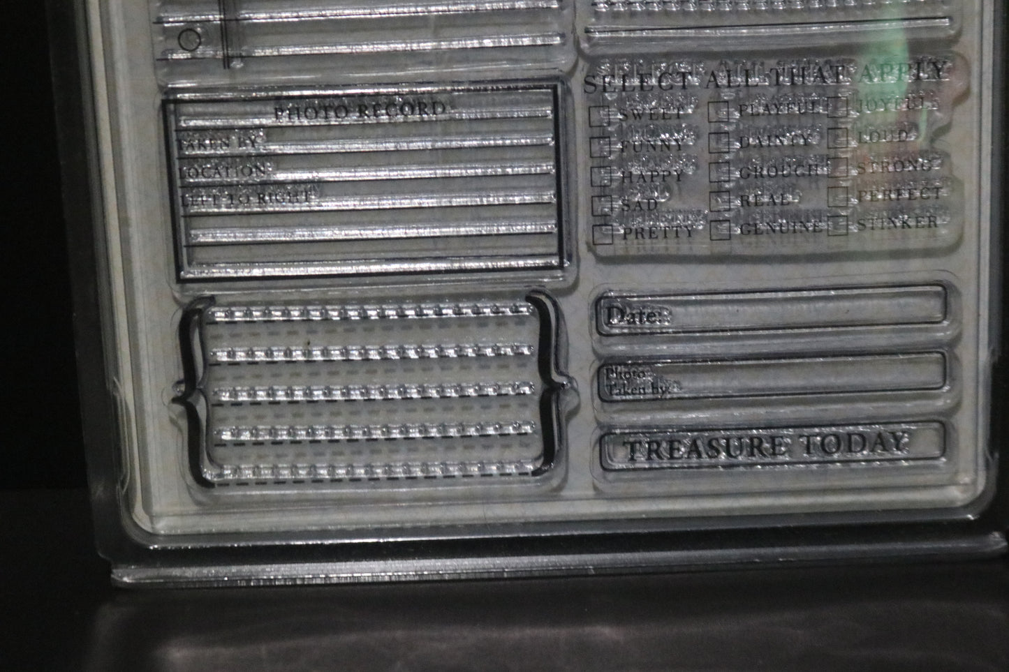 Stampology Autmumn Leaves for the Record 3 Clear Stamps by Katie Pertier - 12 Pieces