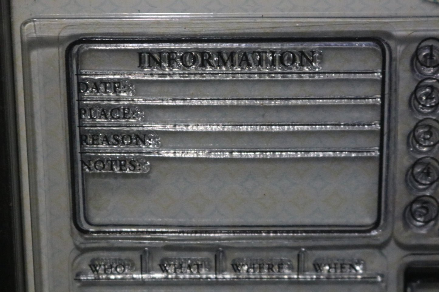 Stampology Autmumn Leaves for the Record 3 Clear Stamps by Katie Pertier - 12 Pieces