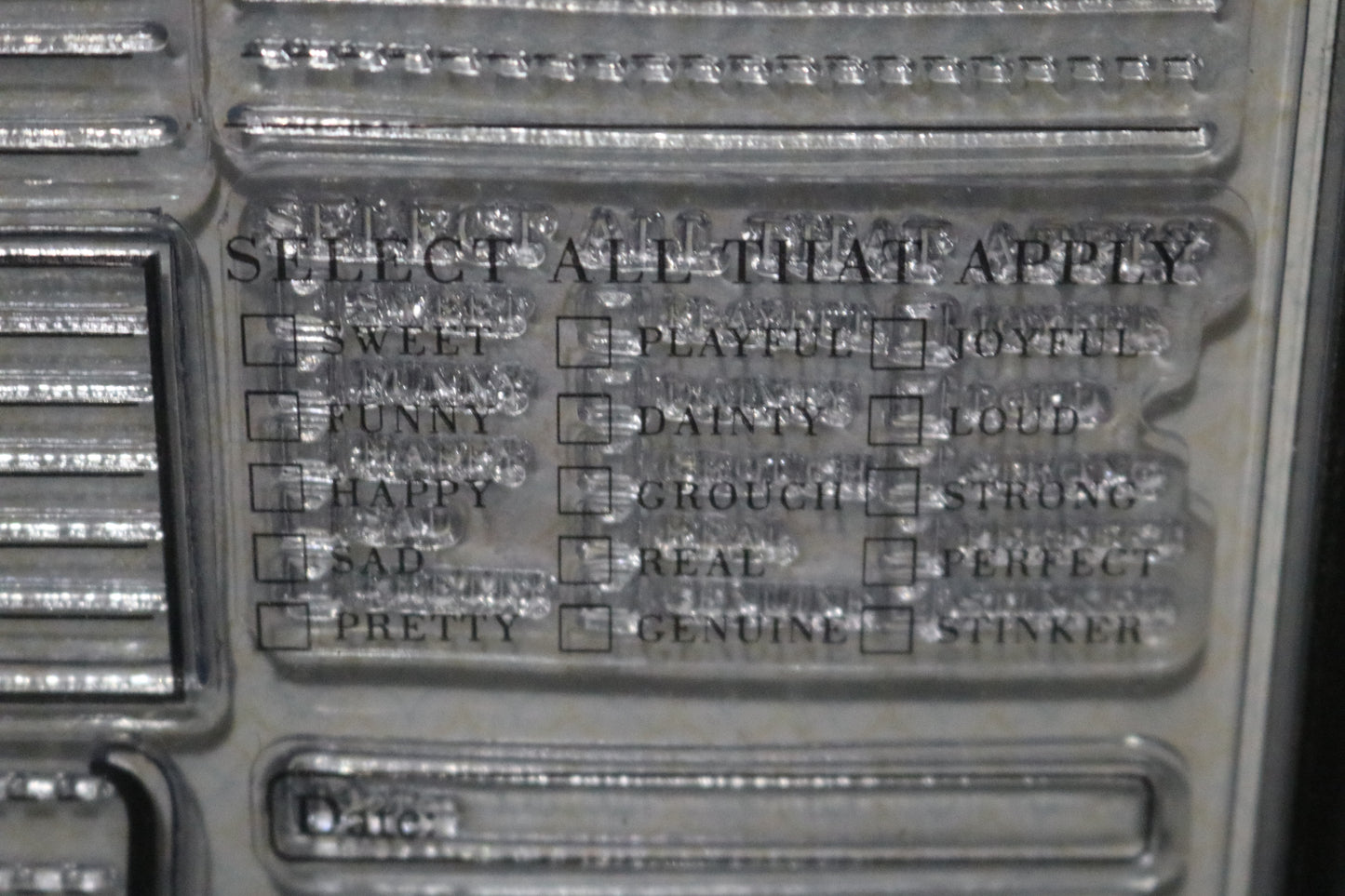 Stampology Autmumn Leaves for the Record 3 Clear Stamps by Katie Pertier - 12 Pieces